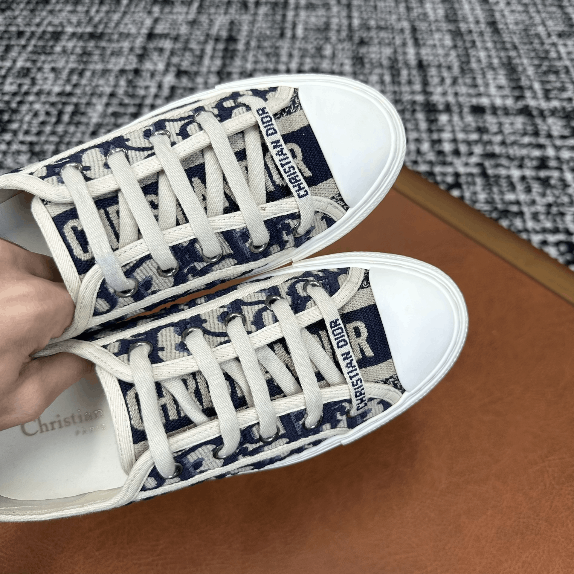 Dior Dior Blue Lowtop Sneakers it_36-5 Women Size US 6.5 / IT 36.5 - 5 Thumbnail