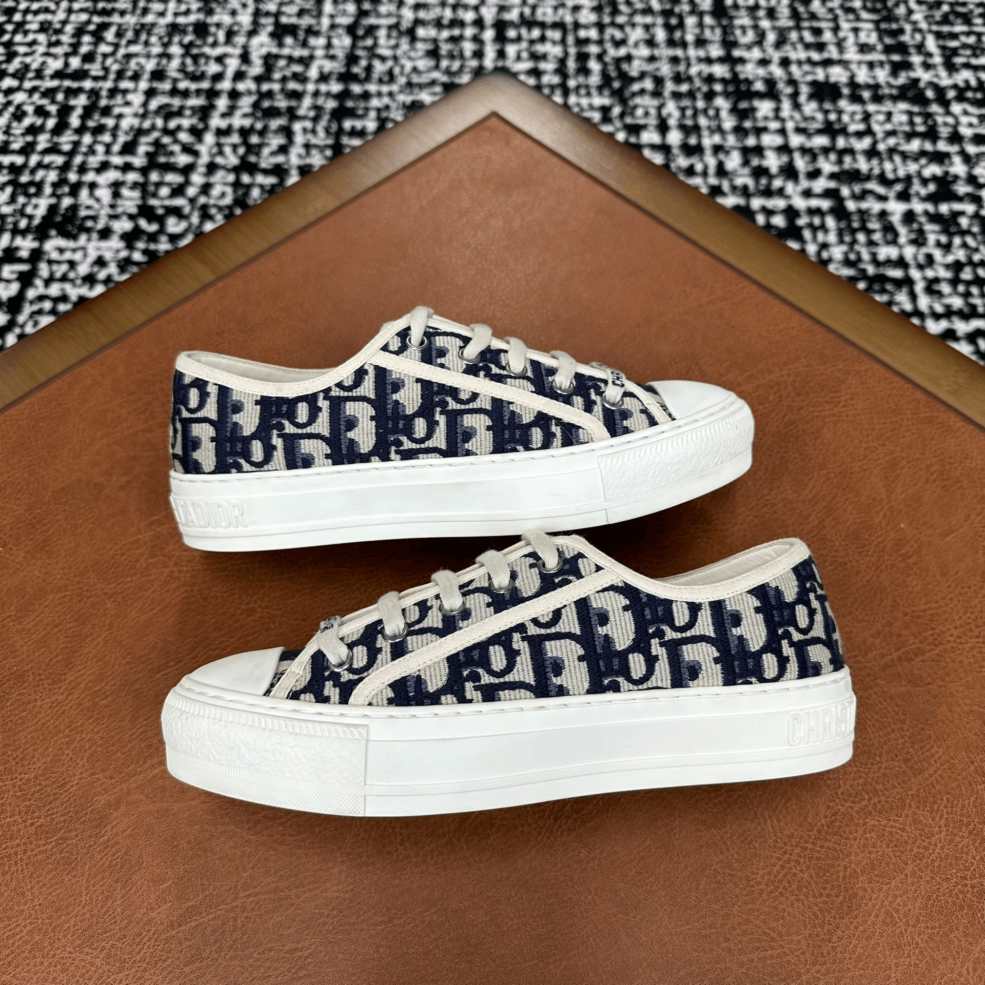 Dior Dior Blue Lowtop Sneakers it_36-5 Women Size US 6.5 / IT 36.5 - 7 Thumbnail