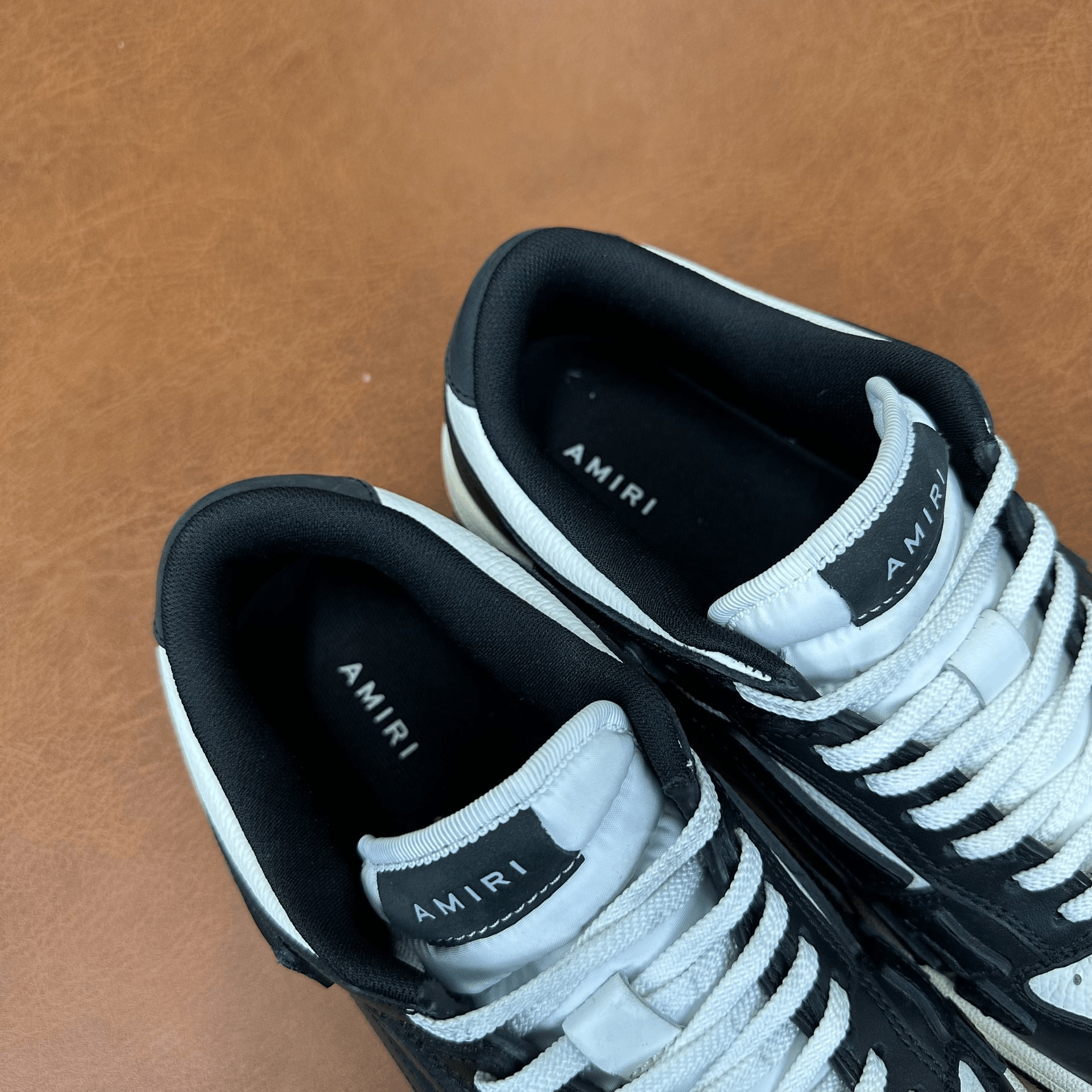 Amiri Amiri Leather Black Lowtop Sneakers 10 Men Size US 10 / EU 43 - 3 Thumbnail