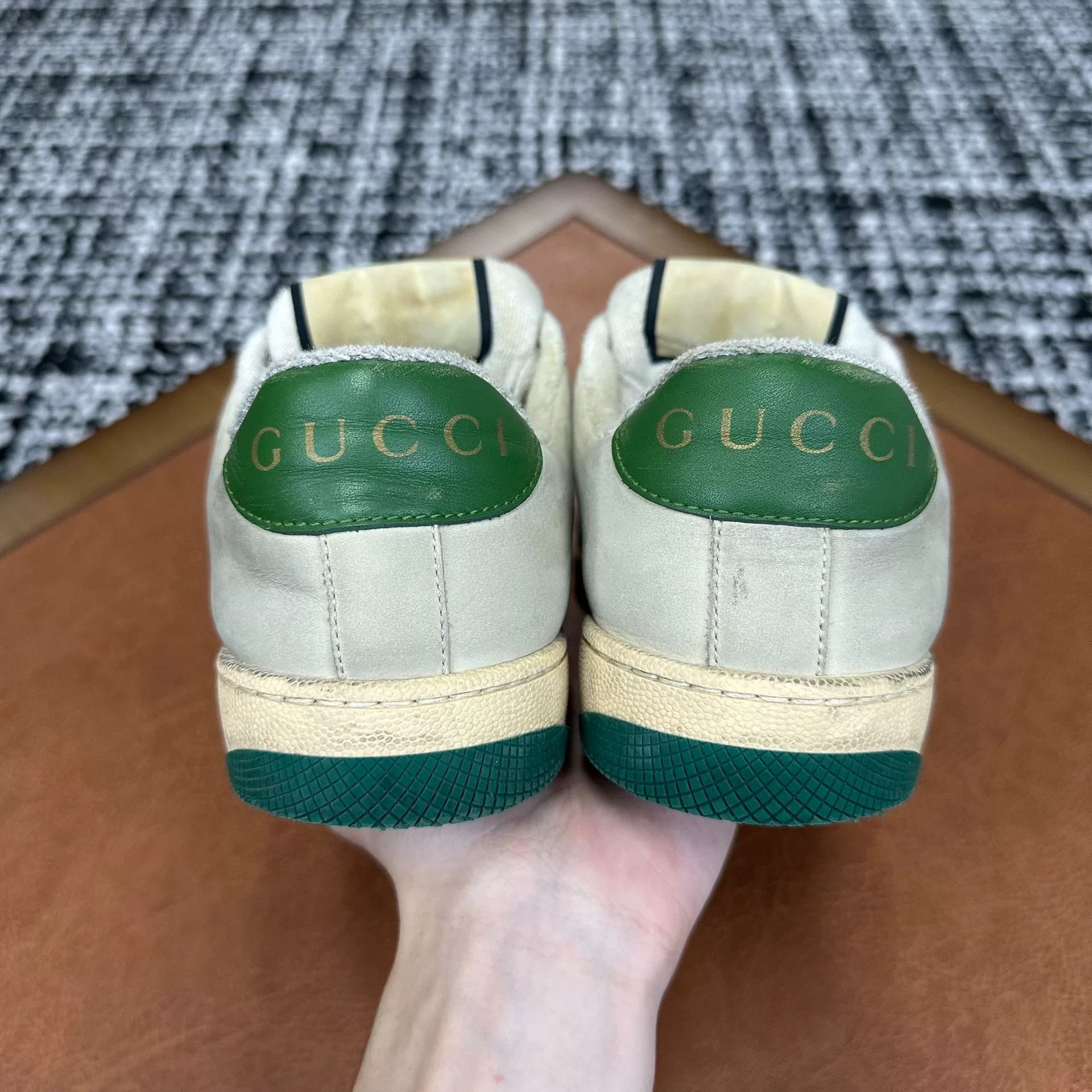 Gucci Gucci Canvas Green Lowtop Sneakers it_36 Women Size US 6 / IT 36 - 4 Thumbnail