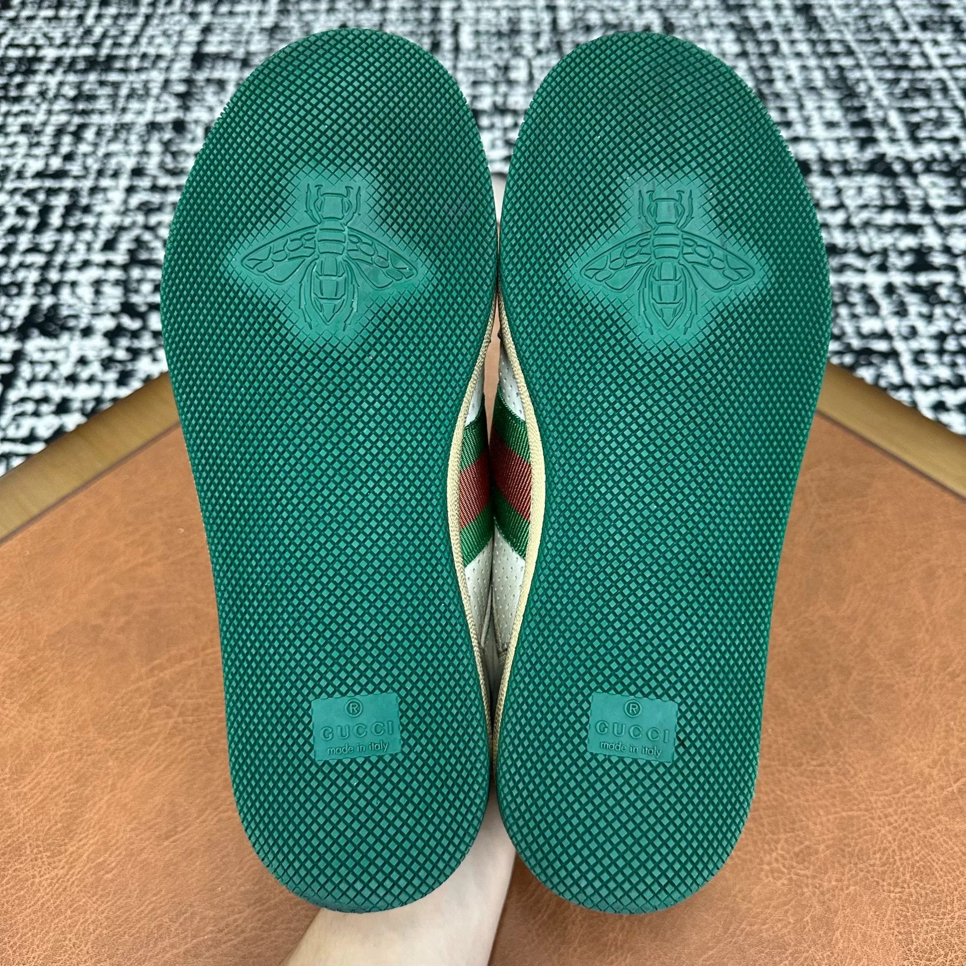 Gucci Gucci Green Lowtop Sneakers it_38 Women Size US 8 / IT 38 - 8 Thumbnail