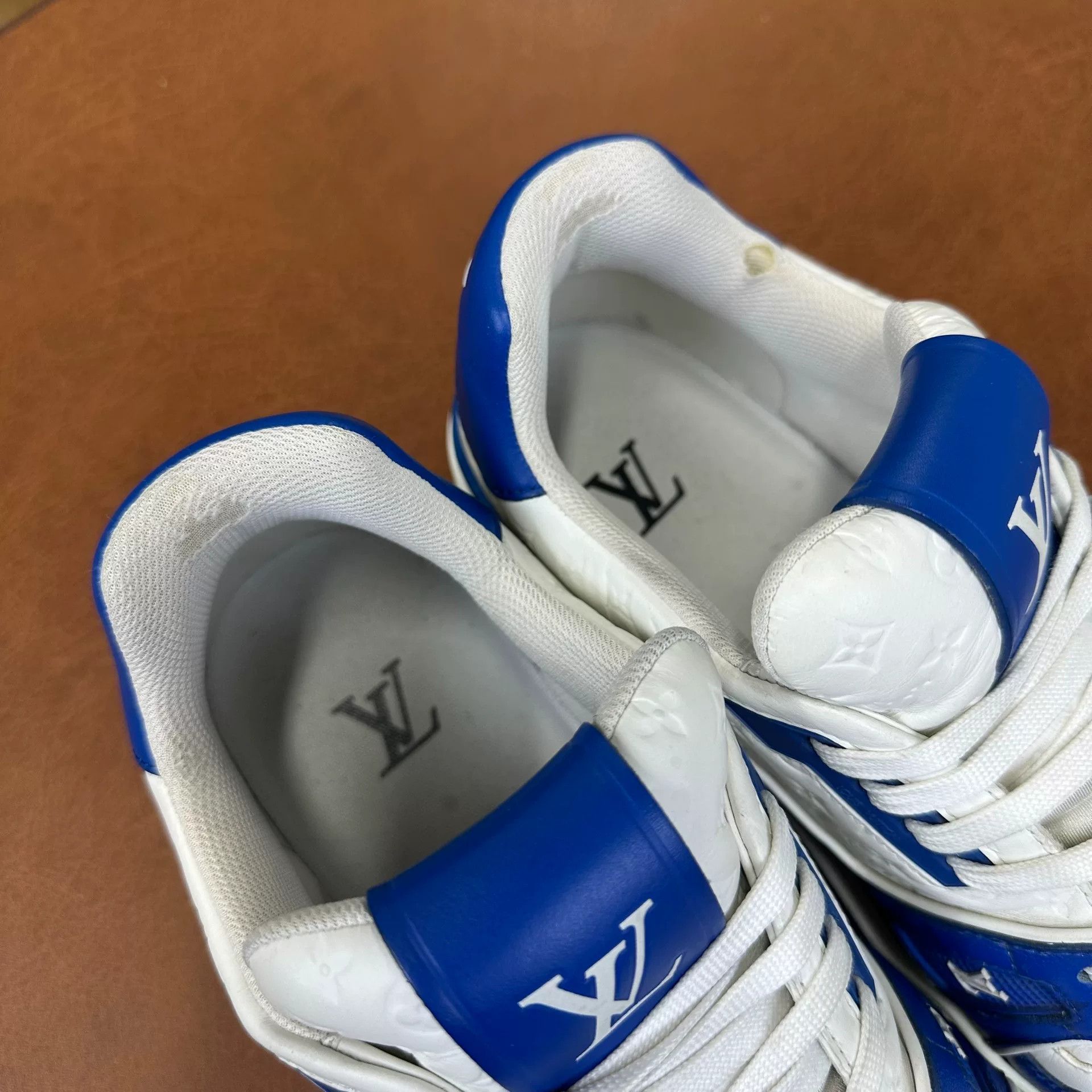 Louis Vuitton Louis Vuitton Training Blue Lowtop Sneakers 9 Men Size US 9 / EU 42 - 5 Thumbnail