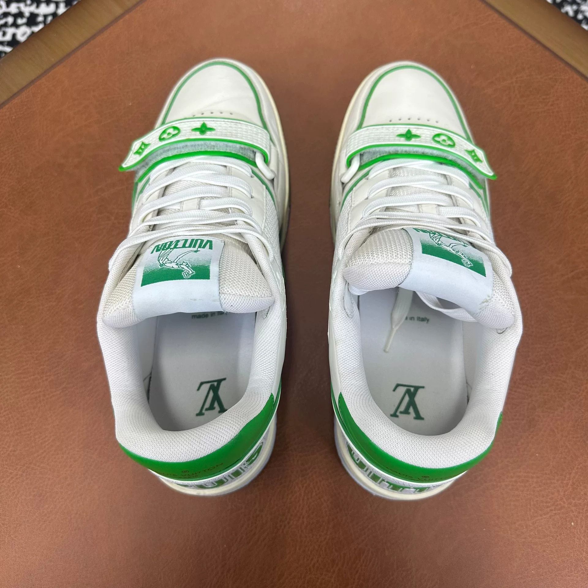 Louis Vuitton Louis Vuitton Training Graphic Green Lowtop Sneakers 8 Men Size US 8 / EU 41 - 3 Thumbnail