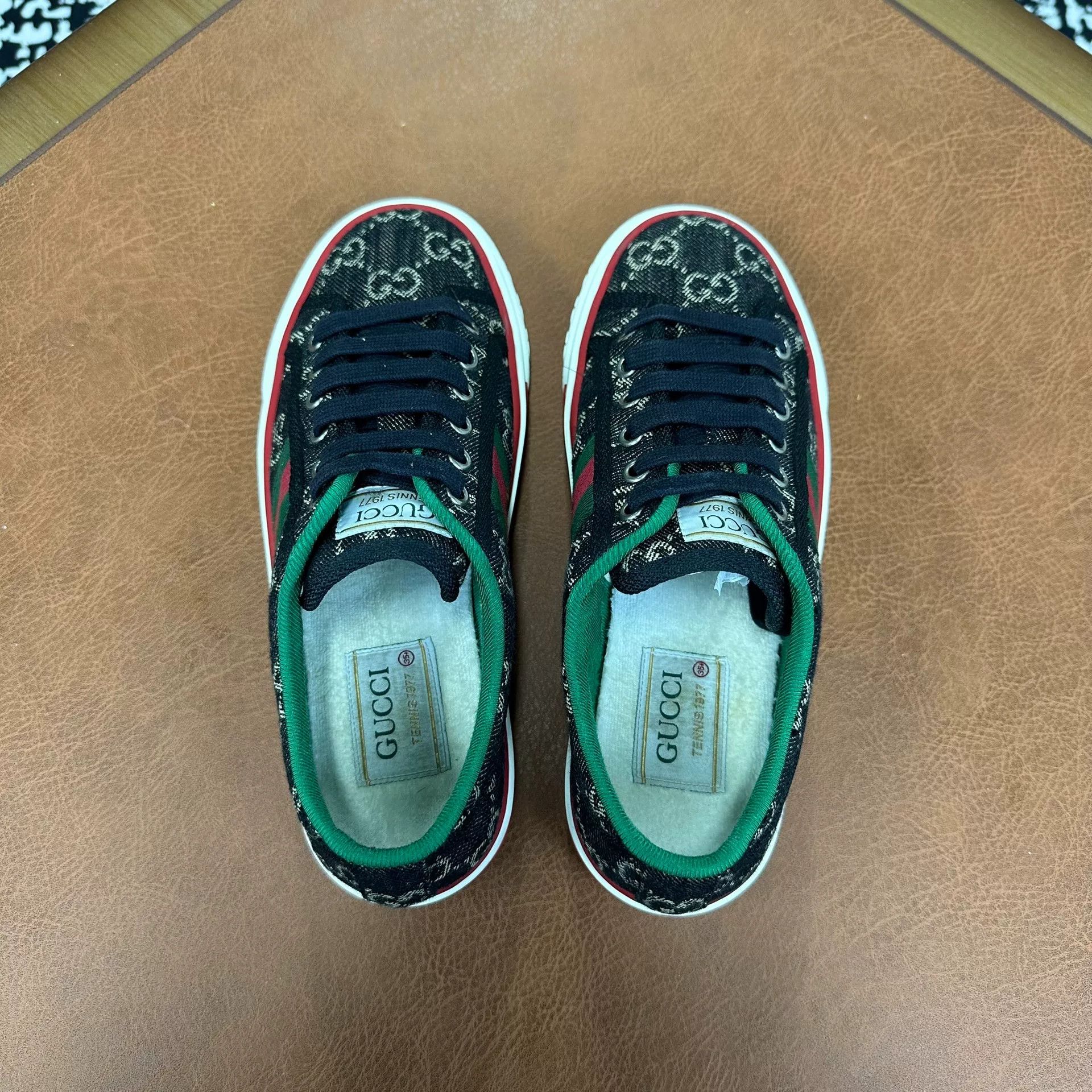 Gucci Gucci Tennis Black Lowtop Sneakers it_35-5 Women Size US 5.5 / IT 35.5 - 3 Thumbnail