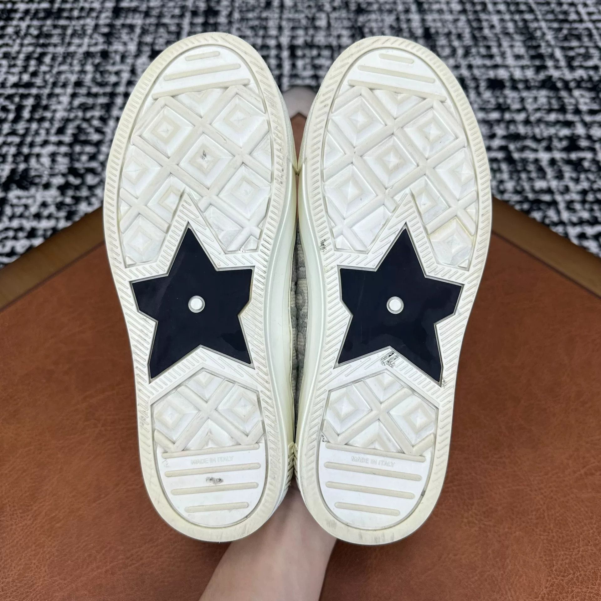 Dior Dior Cotton Gray Lowtop Sneakers it_35-5 Women Size US 5.5 / IT 35.5 - 7 Thumbnail