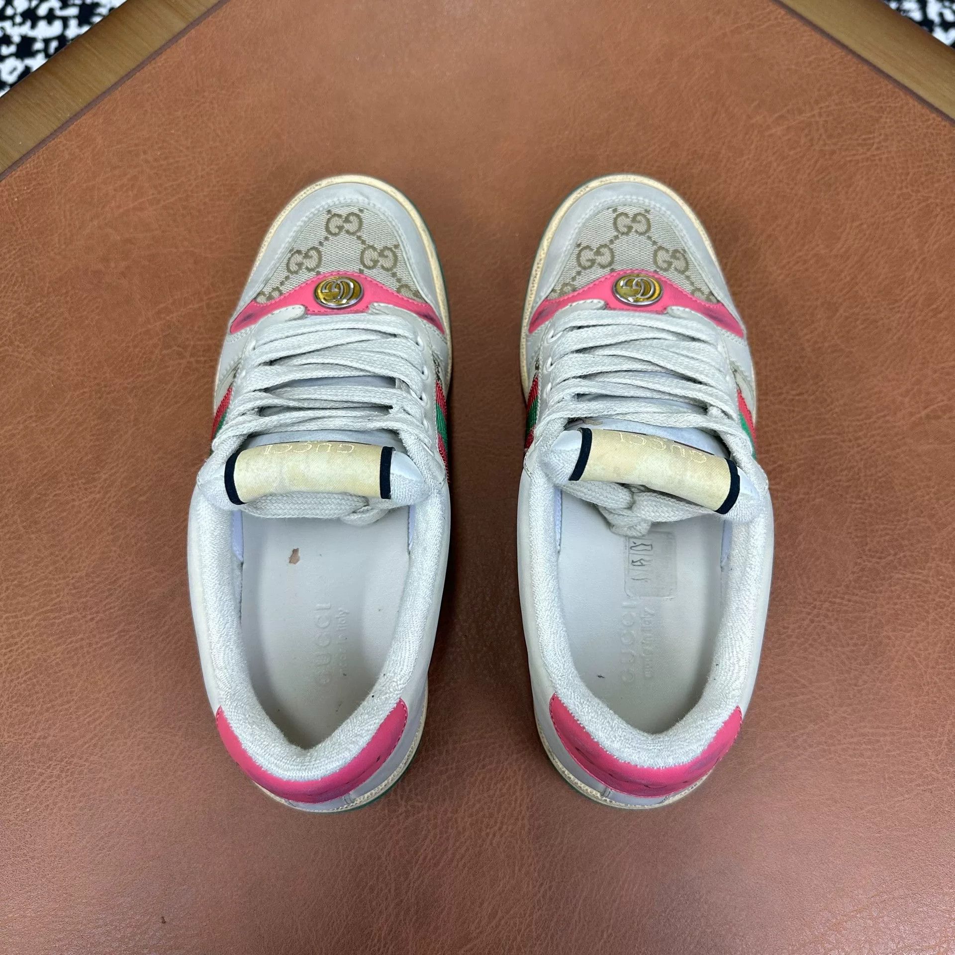 Gucci Gucci Leather Lowtop Sneakers it_36-5 Women Size US 6.5 / IT 36.5 - 3 Thumbnail