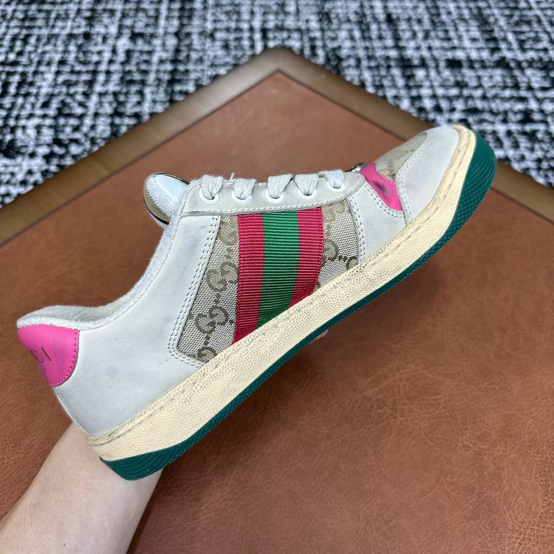 Gucci Gucci Leather Lowtop Sneakers it_36-5 Women Size US 6.5 / IT 36.5 - 9 Thumbnail