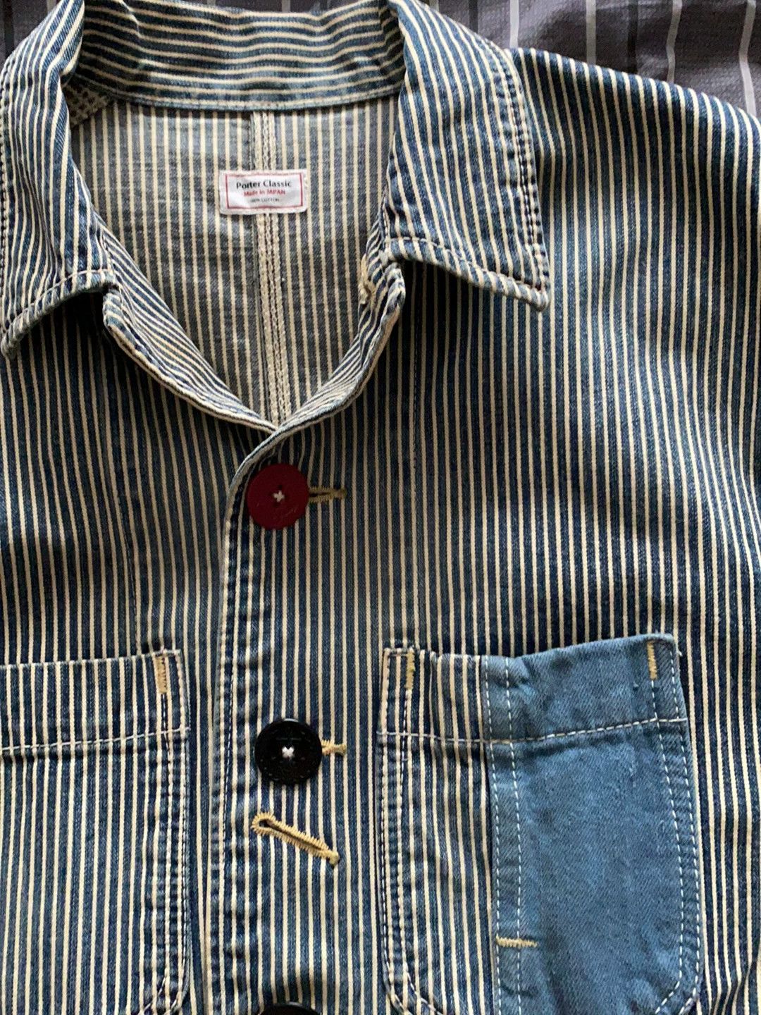 Porter Classic Porter Classic Retro Stripe Work Jacket Size US M / EU 48-50 / 2 - 3 Thumbnail