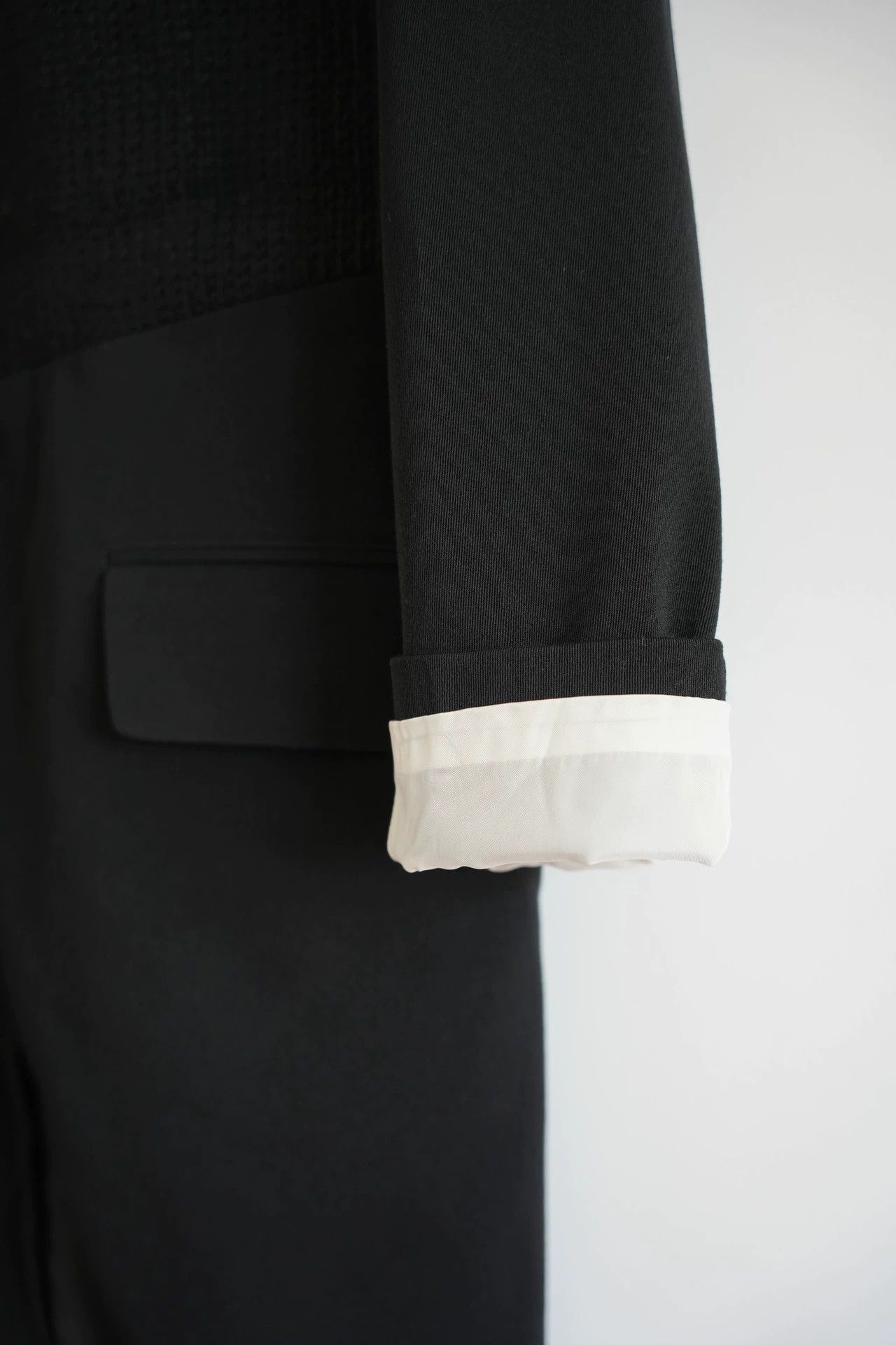 Yohji Yamamoto Black Long Coat with Zip Front and Pockets Size US M / EU 48-50 / 2 - 8 Thumbnail