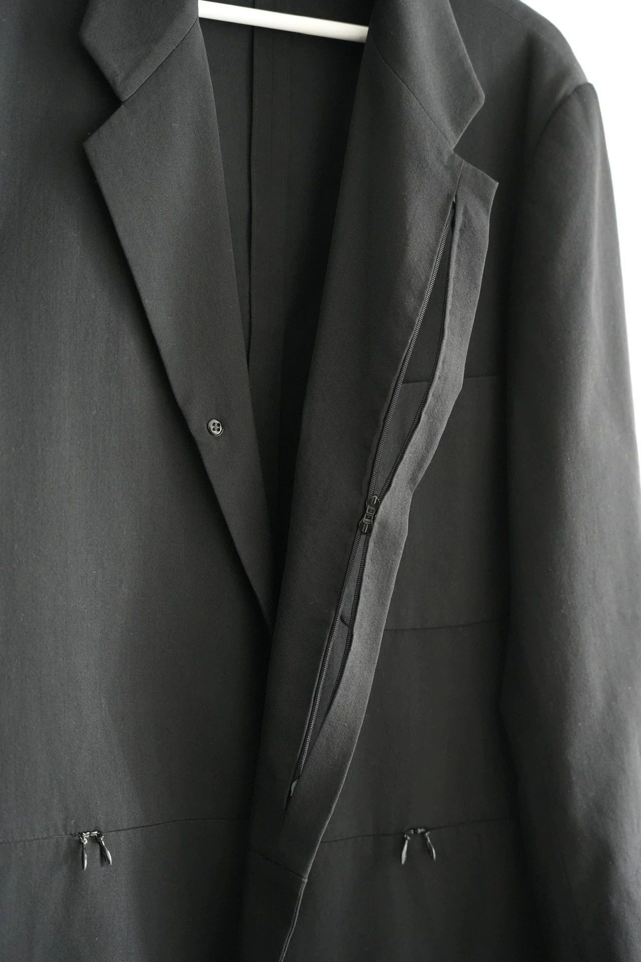 Yohji Yamamoto Black Single-Breasted Blazer - Size M Size US M / EU 48-50 / 2 - 6 Thumbnail