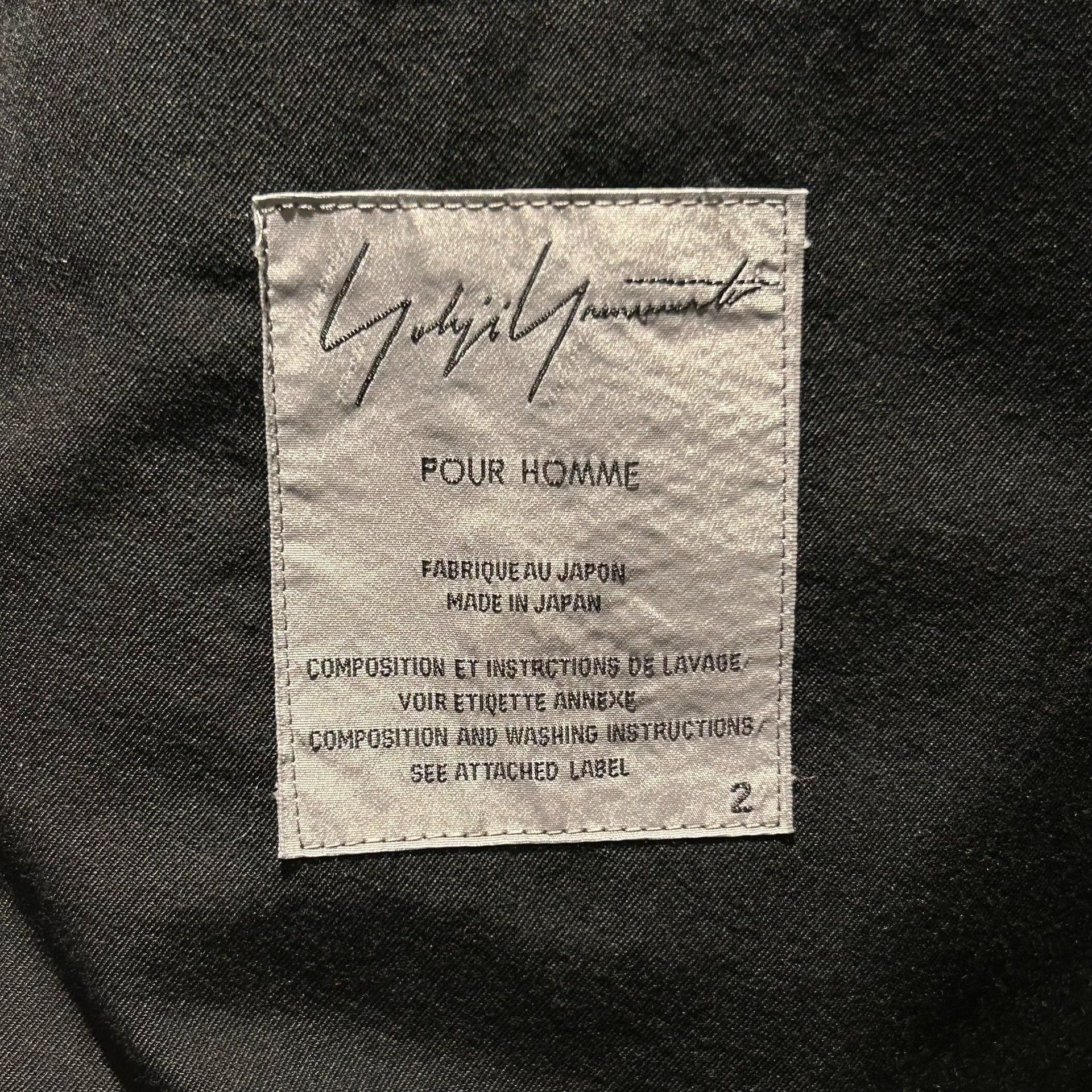 Yohji Yamamoto Black Single-Breasted Blazer - Size M Size US M / EU 48-50 / 2 - 7 Thumbnail