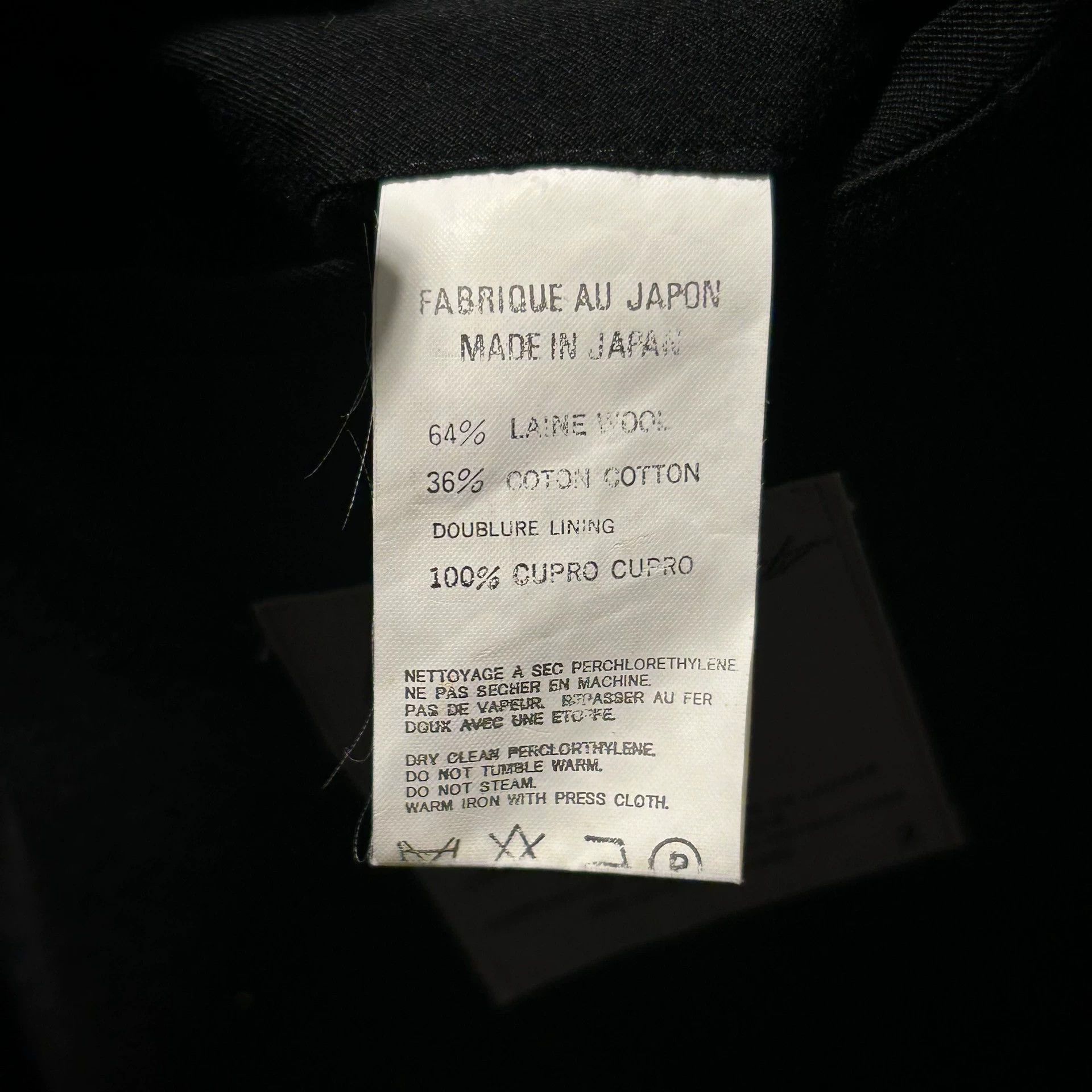 Yohji Yamamoto Black Single-Breasted Blazer - Size M Size US M / EU 48-50 / 2 - 8 Thumbnail