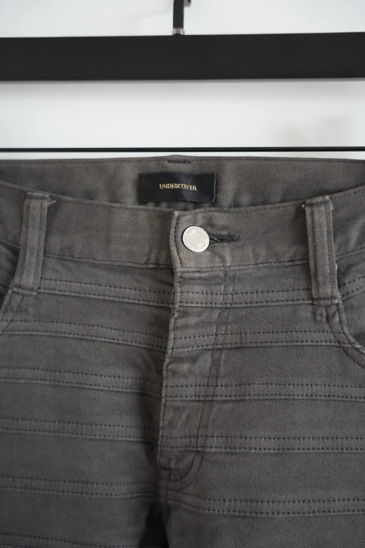 Undercover Black Striped Patchwork Casual Pants Size US 34 / EU 50 - 5 Thumbnail
