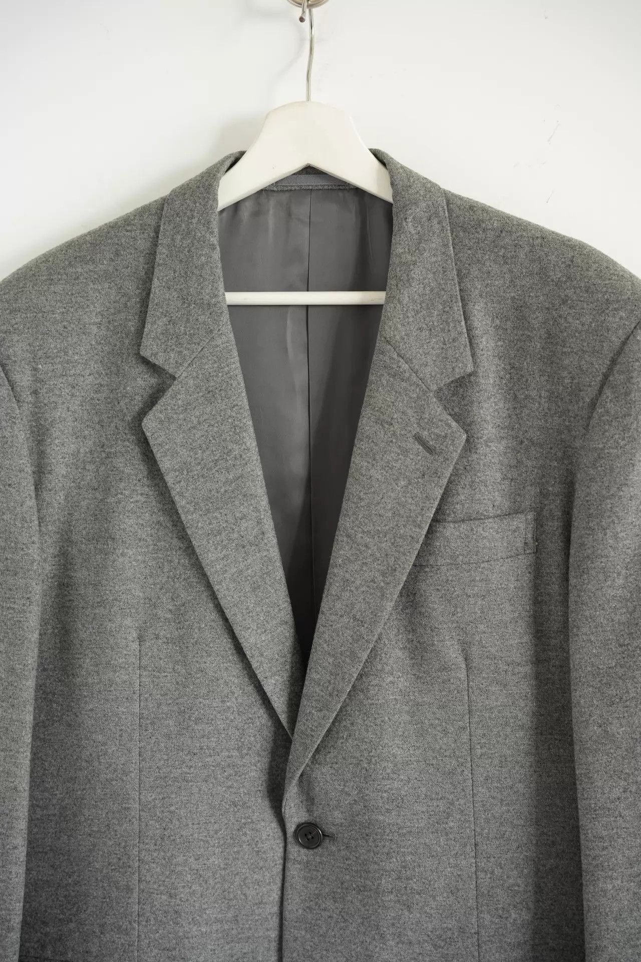 Yohji Yamamoto Gray Tailored Blazer Size M Size US M / EU 48-50 / 2 - 3 Thumbnail