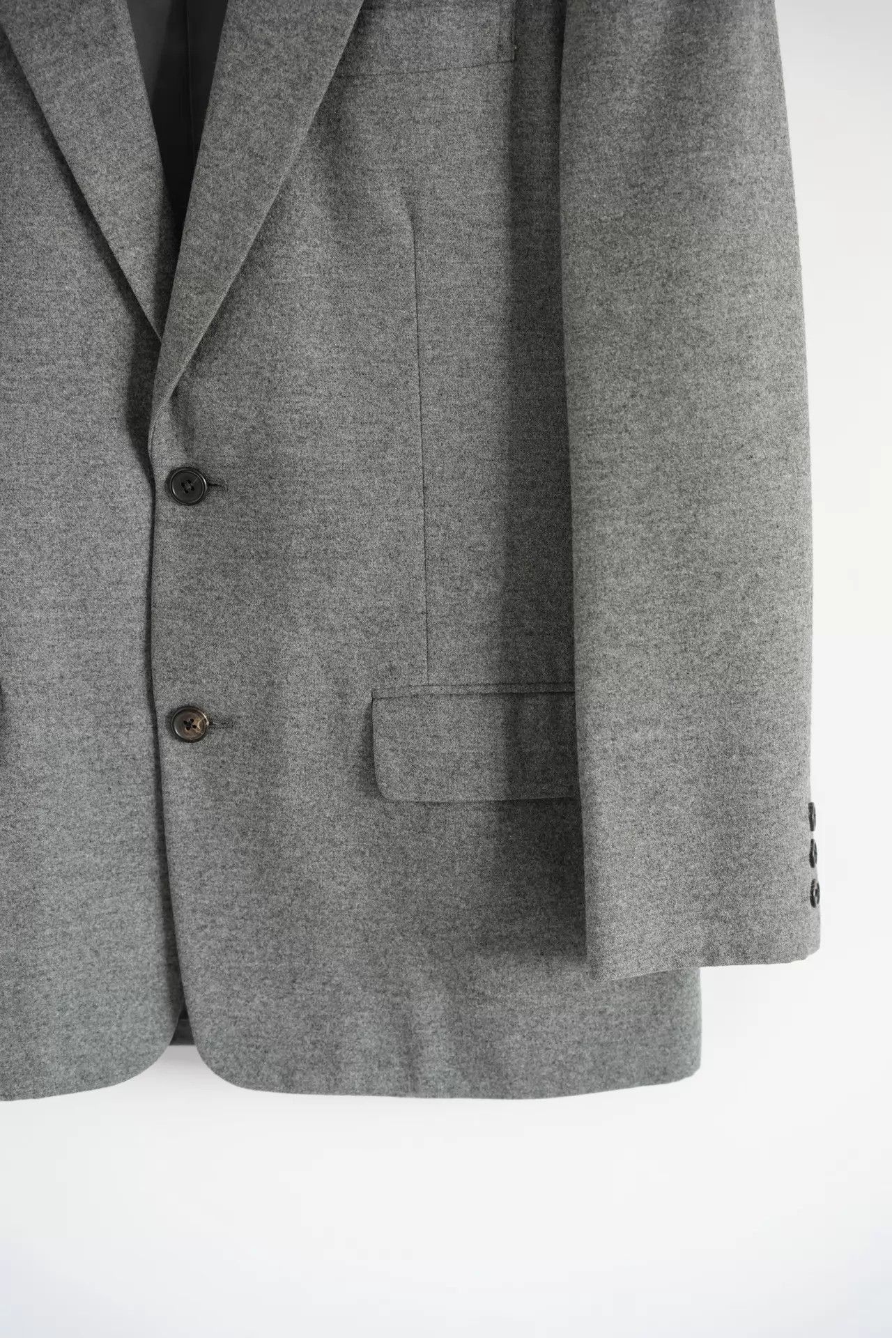Yohji Yamamoto Gray Tailored Blazer Size M Size US M / EU 48-50 / 2 - 5 Thumbnail