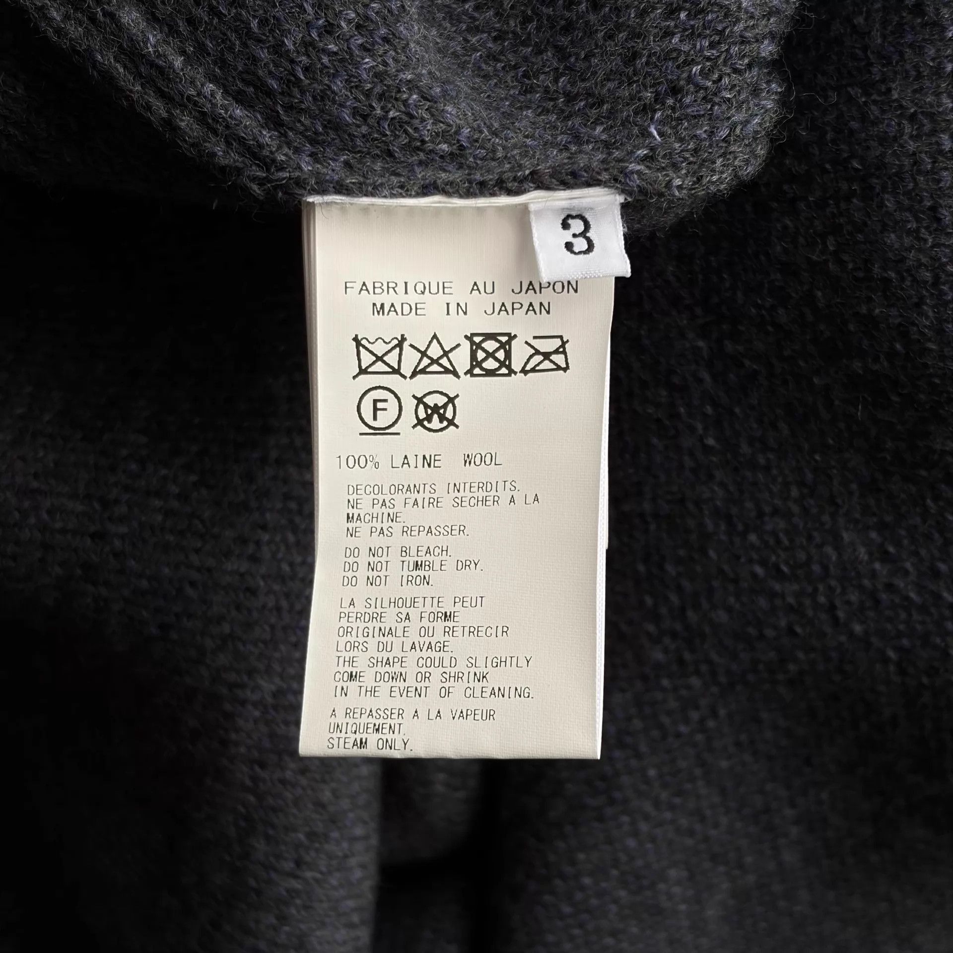 Yohji Yamamoto Multi Striped Mock Neck Sweater Size US L / EU 52-54 / 3 - 8 Thumbnail