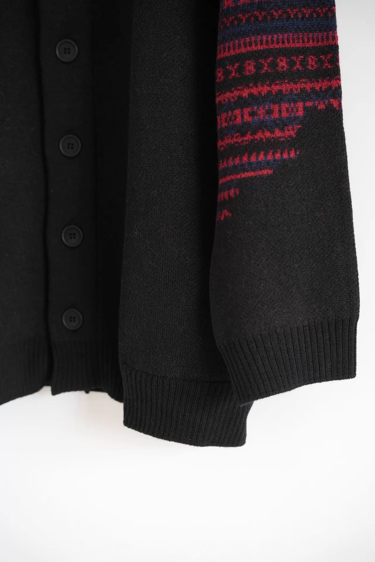 Yohji Yamamoto Multi-Patterned Long Sleeve Cardigan Size L Size US L / EU 52-54 / 3 - 5 Thumbnail
