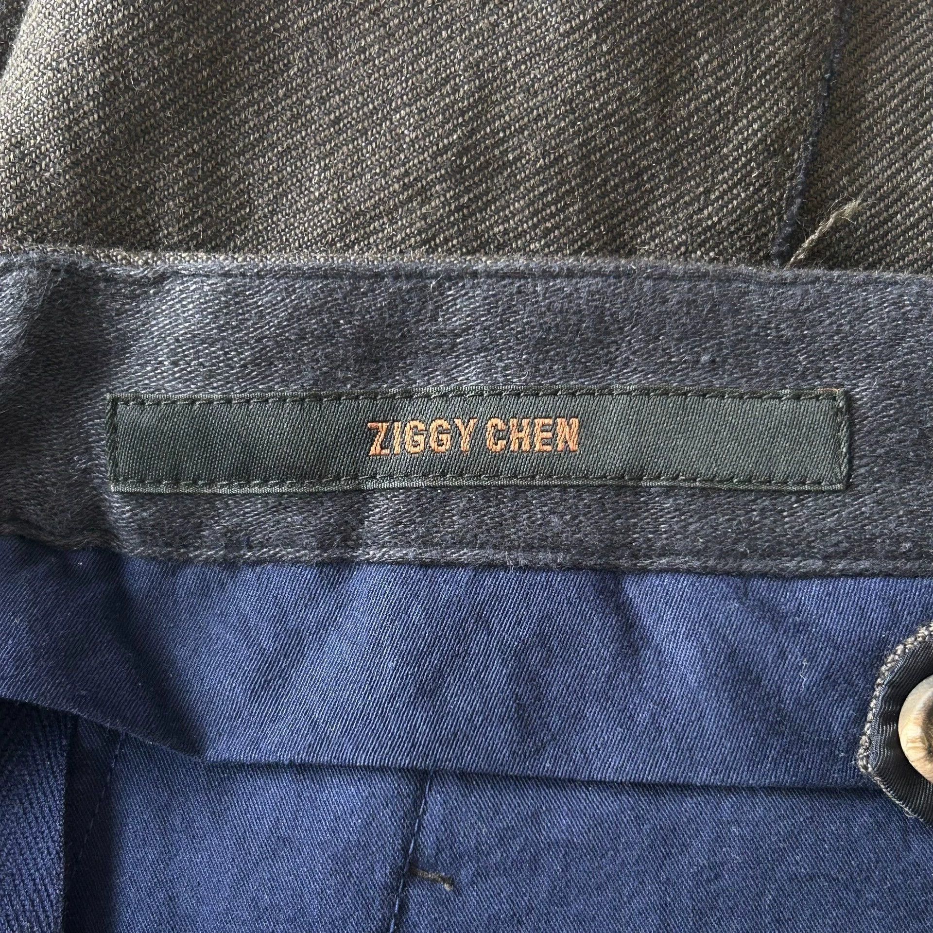 Ziggy Chen Black Casual Pants with Distressed Details Size 30 Size US 30 / EU 46 - 7 Thumbnail