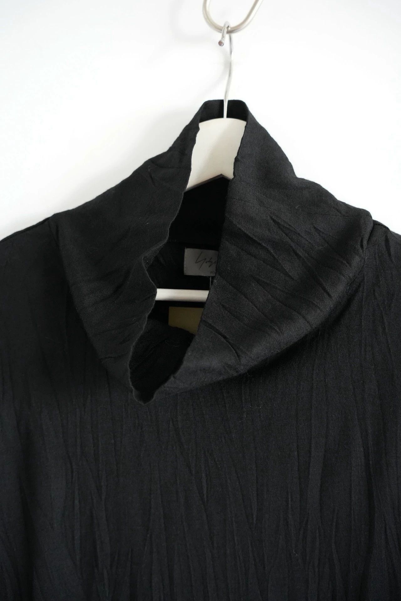 Yohji Yamamoto Black Long Sleeve Turtleneck Top - Size L Size US L / EU 52-54 / 3 - 4 Thumbnail