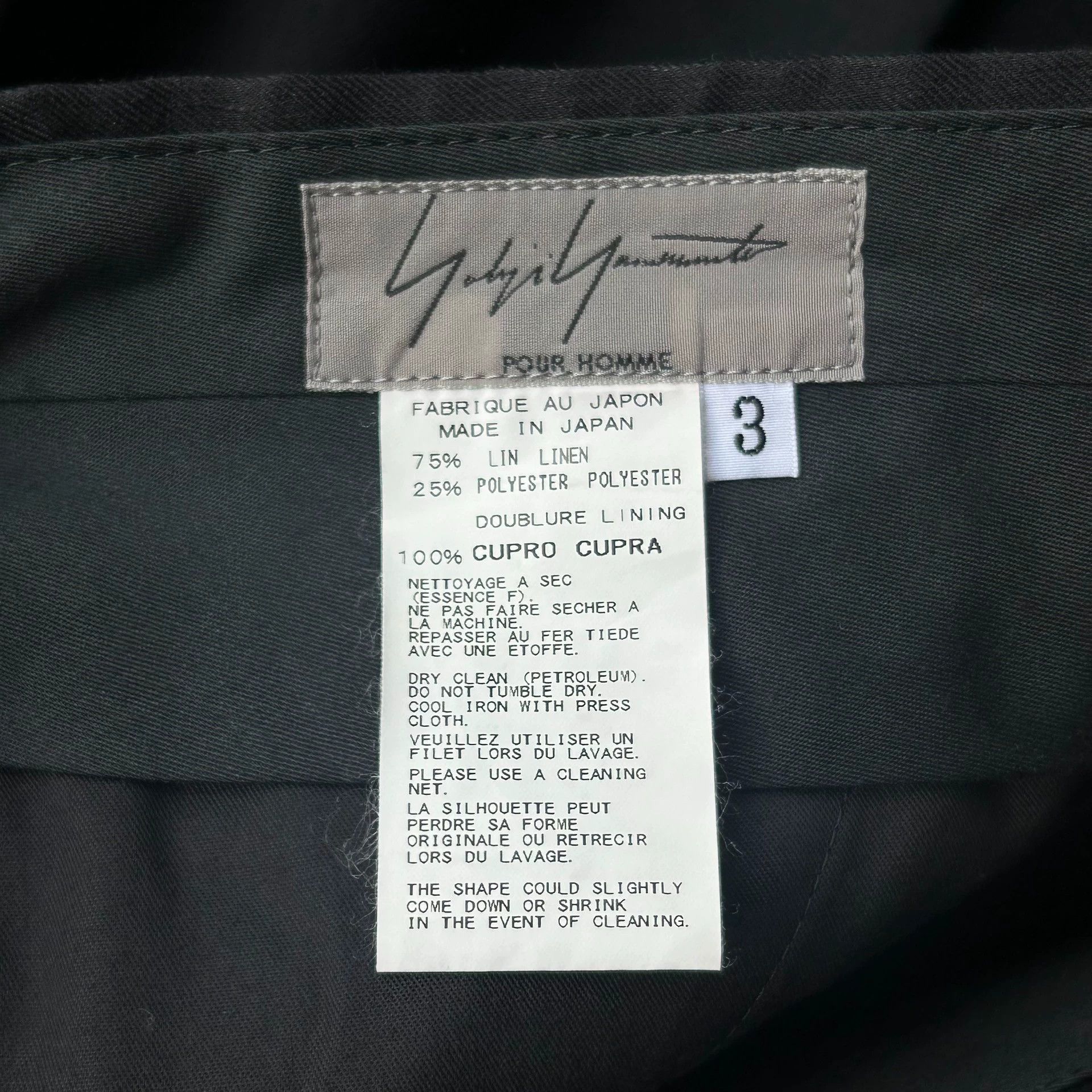 Yohji Yamamoto Black Casual Pants Size 34 Size US 34 / EU 50 - 7 Thumbnail