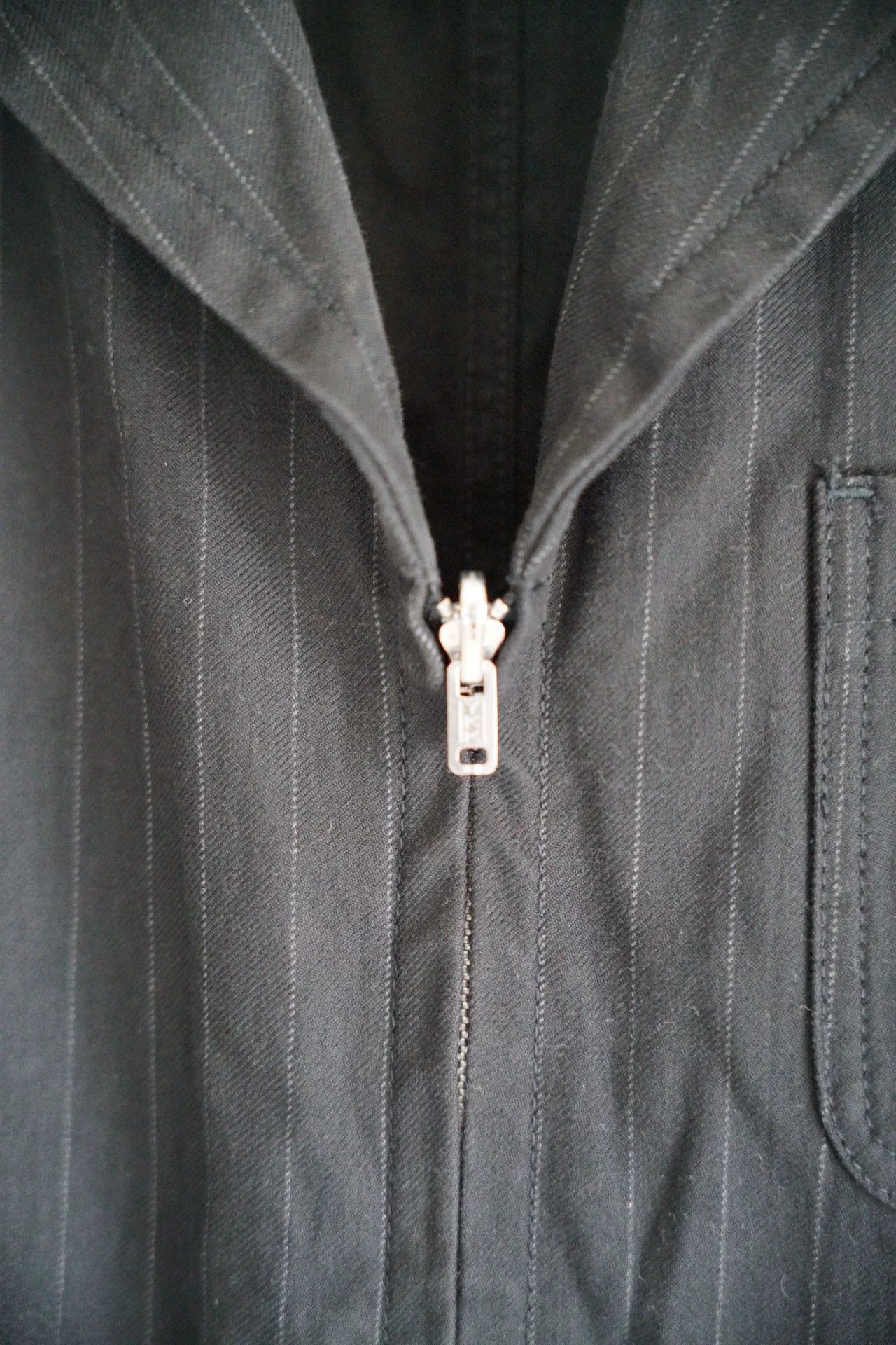 Comme des Garcons Black Striped Zip-Front Casual Jacket Size US M / EU 48-50 / 2 - 4 Thumbnail