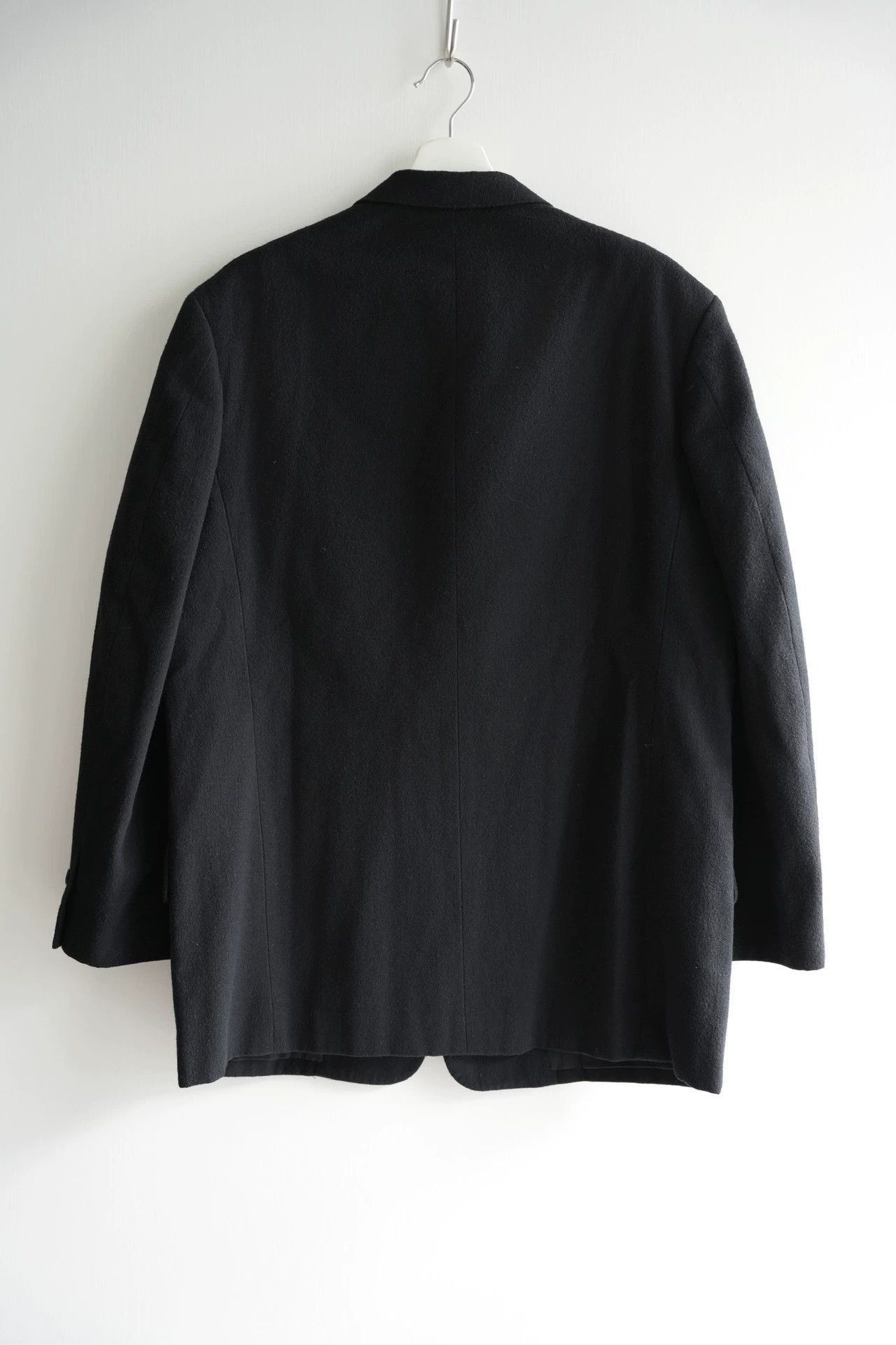 Yohji Yamamoto Black Button-Front Structured Coat Size US M / EU 48-50 / 2 - 2 Thumbnail