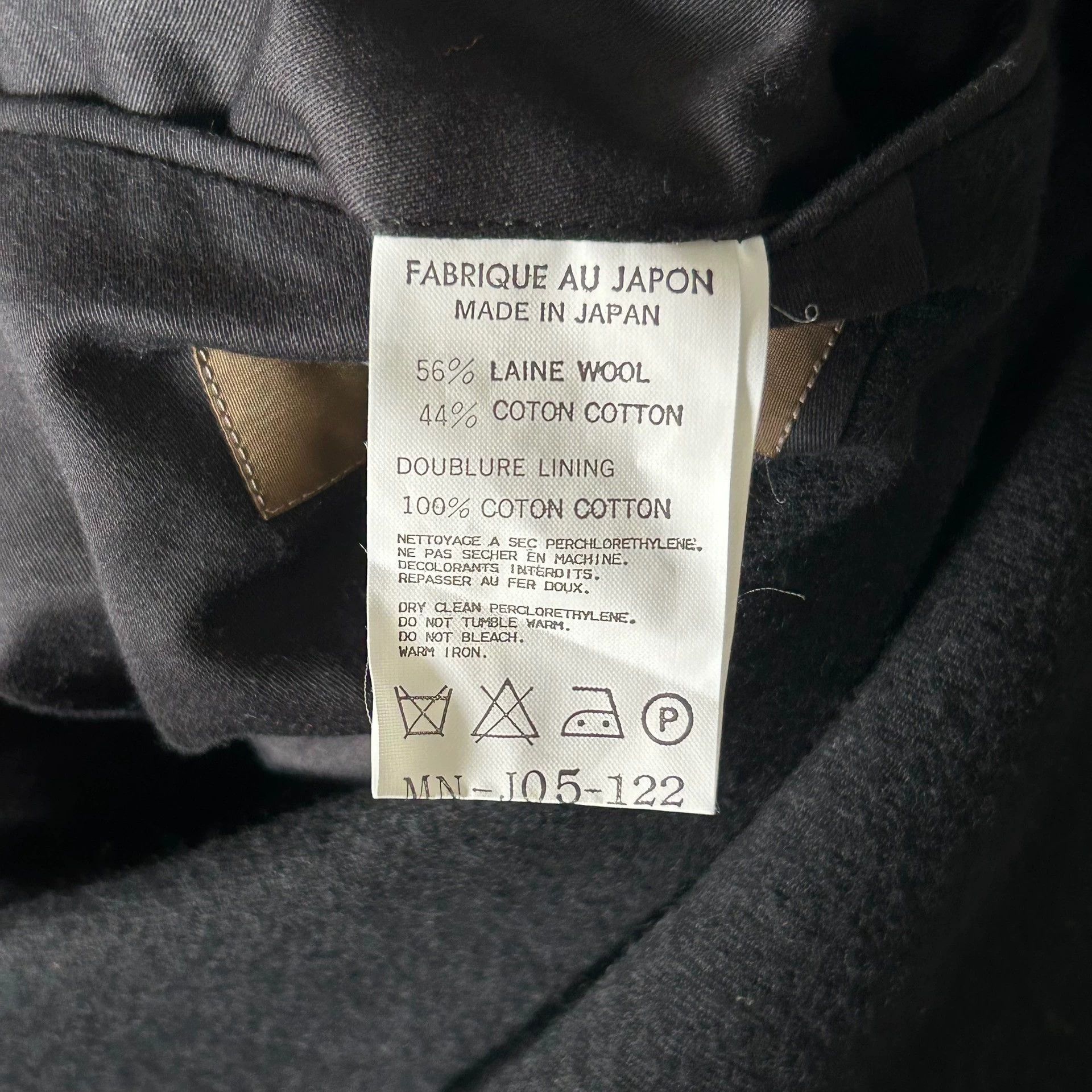 Yohji Yamamoto Black Button-Front Structured Coat Size US M / EU 48-50 / 2 - 5 Thumbnail
