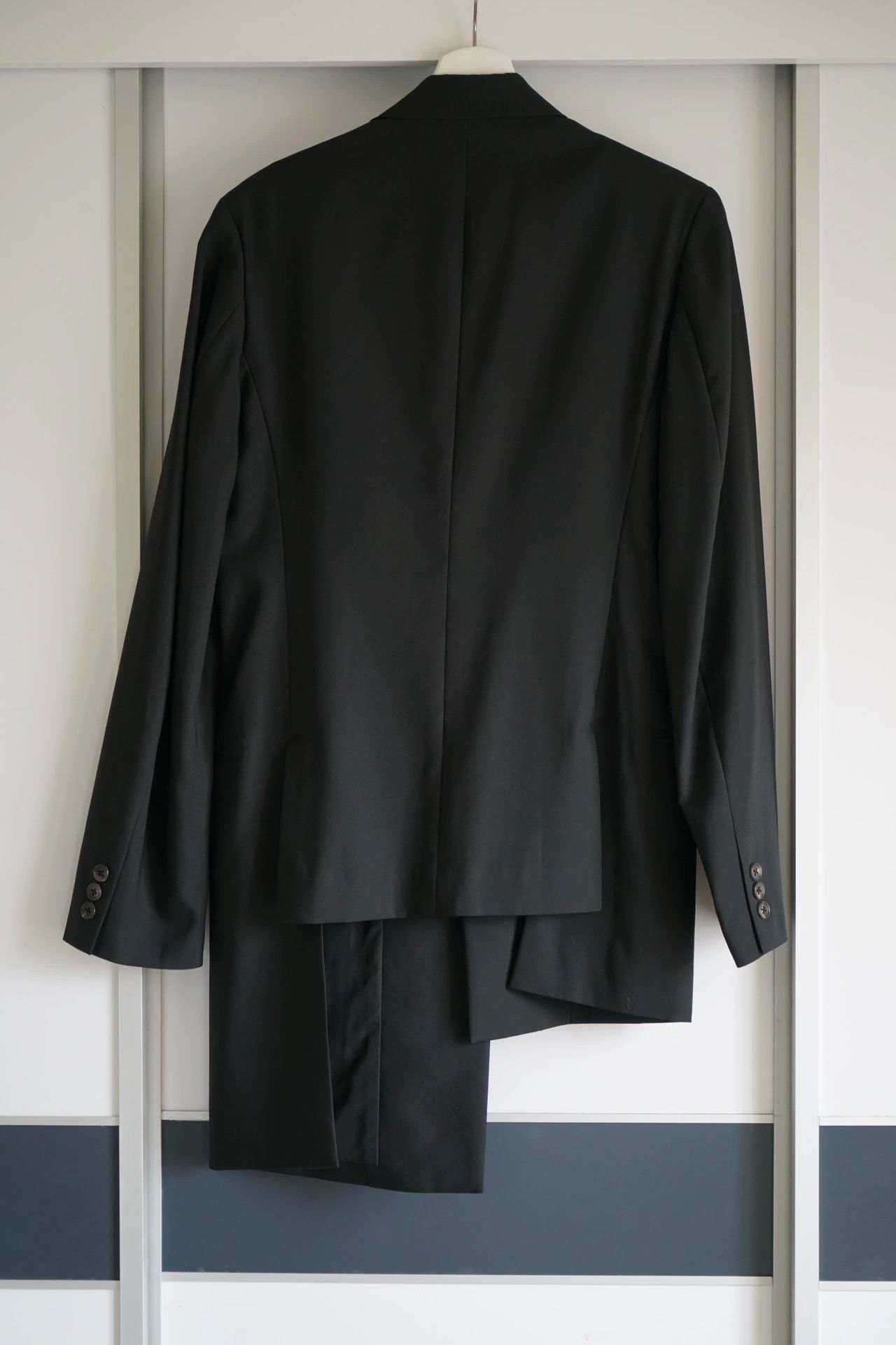 Yohji Yamamoto Black Single-Breasted Blazer - Size M Size US M / EU 48-50 / 2 - 2 Thumbnail