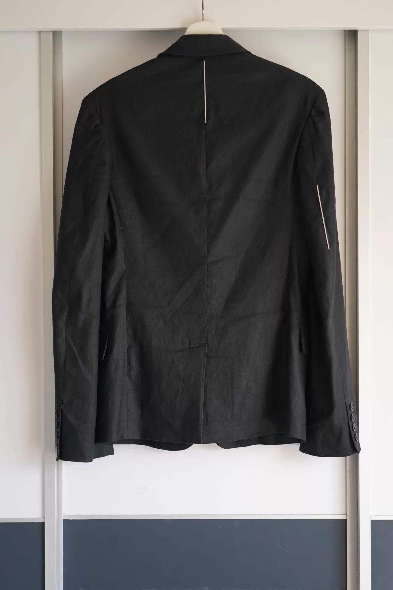 Yohji Yamamoto Black Single-Breasted Blazer Size L Size US L / EU 52-54 / 3 - 2 Thumbnail