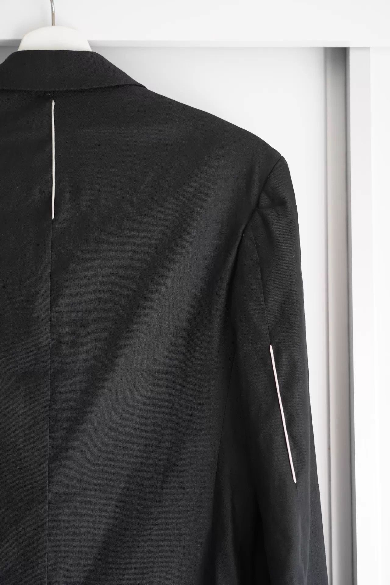 Yohji Yamamoto Black Single-Breasted Blazer Size L Size US L / EU 52-54 / 3 - 5 Thumbnail
