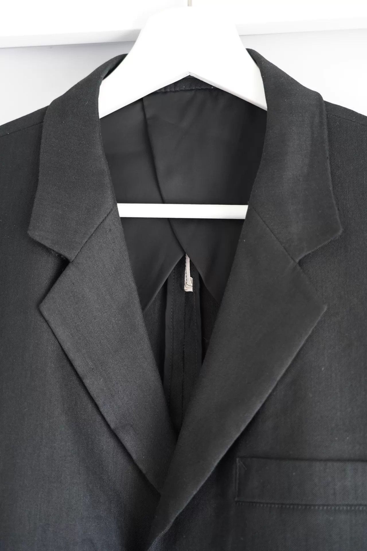 Yohji Yamamoto Black Single-Breasted Blazer Size L Size US L / EU 52-54 / 3 - 4 Thumbnail