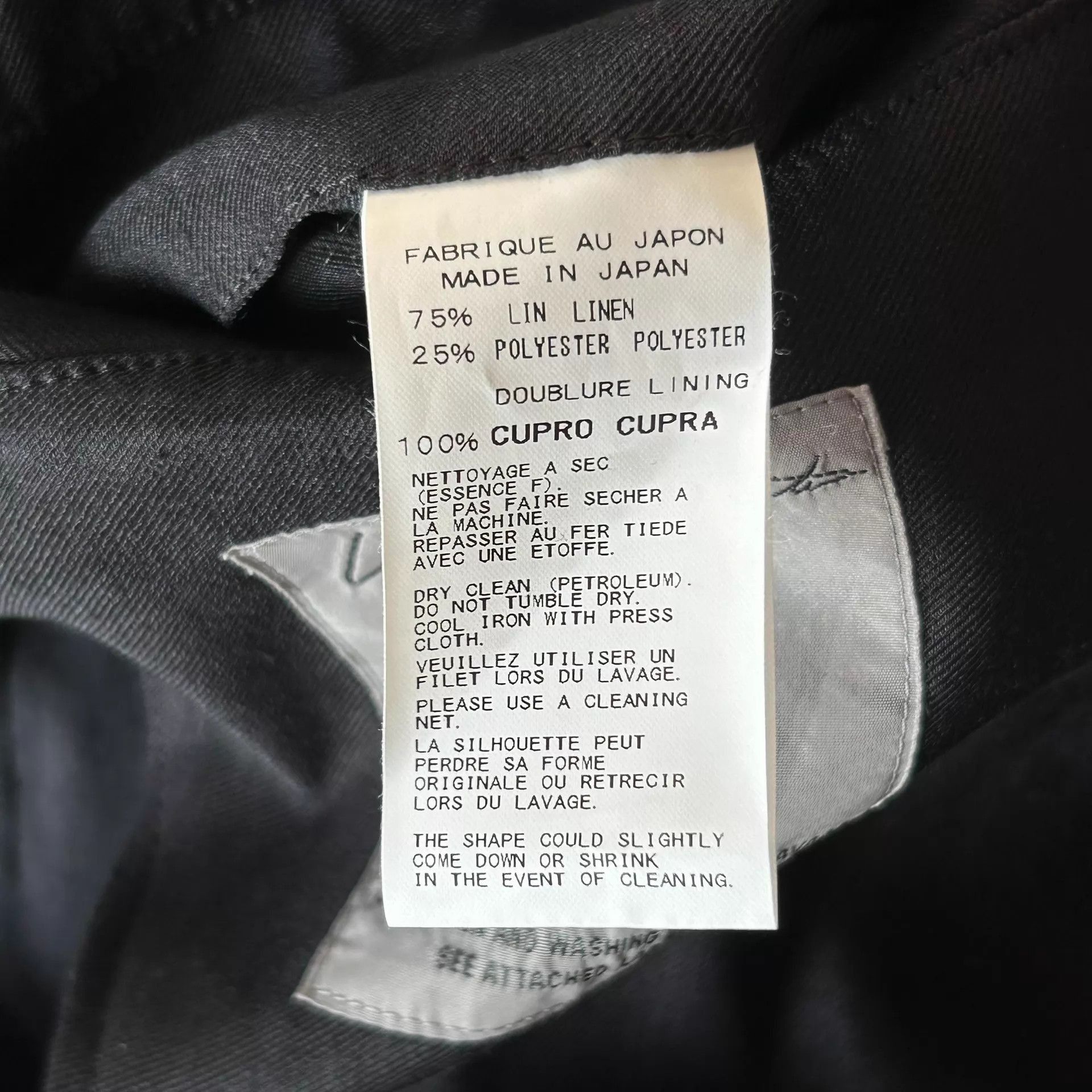 Yohji Yamamoto Black Single-Breasted Blazer Size L Size US L / EU 52-54 / 3 - 7 Thumbnail