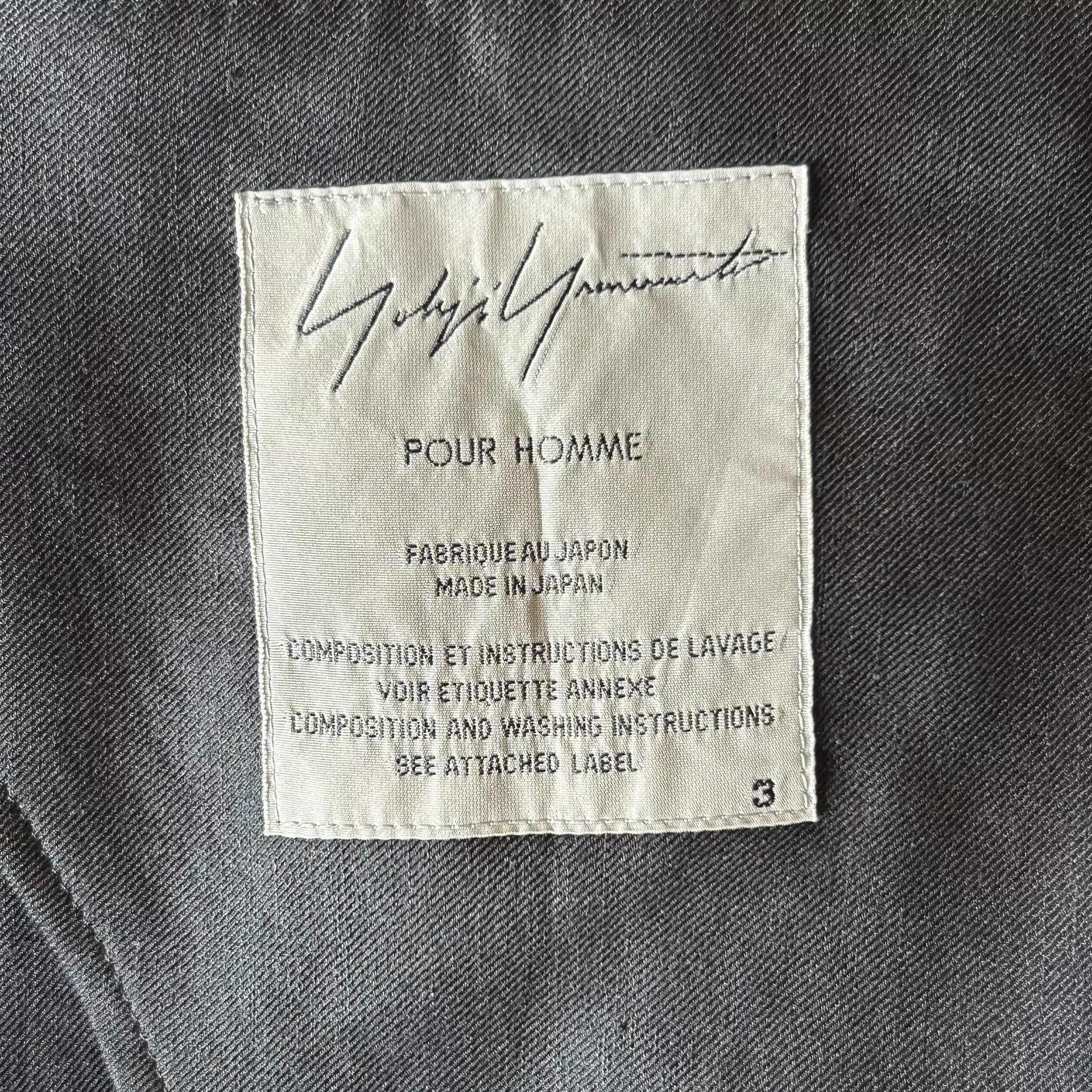 Yohji Yamamoto Black Single-Breasted Blazer Size L Size US L / EU 52-54 / 3 - 6 Thumbnail