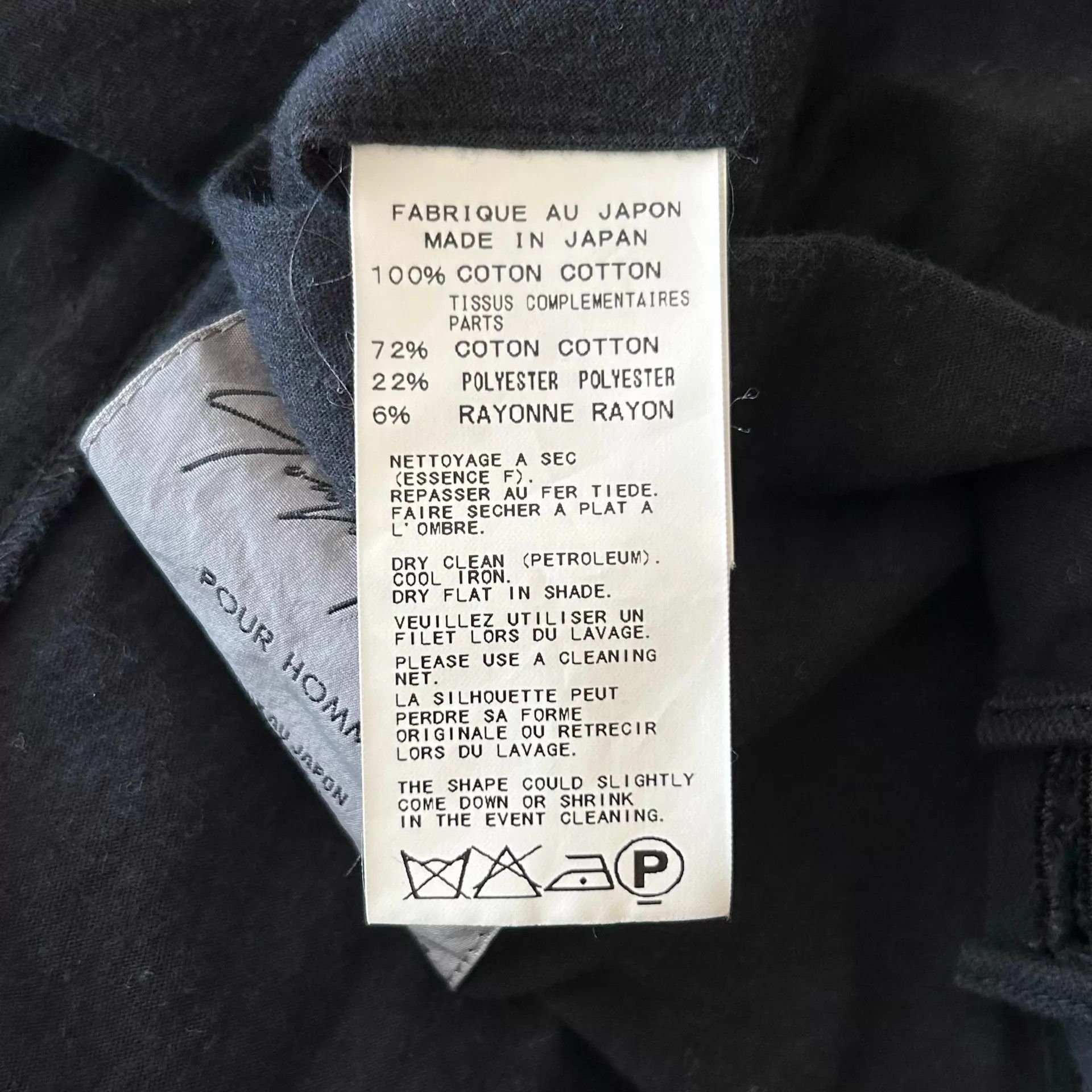Yohji Yamamoto Black Lightweight Button-Front Jacket Size M Size US M / EU 48-50 / 2 - 8 Thumbnail