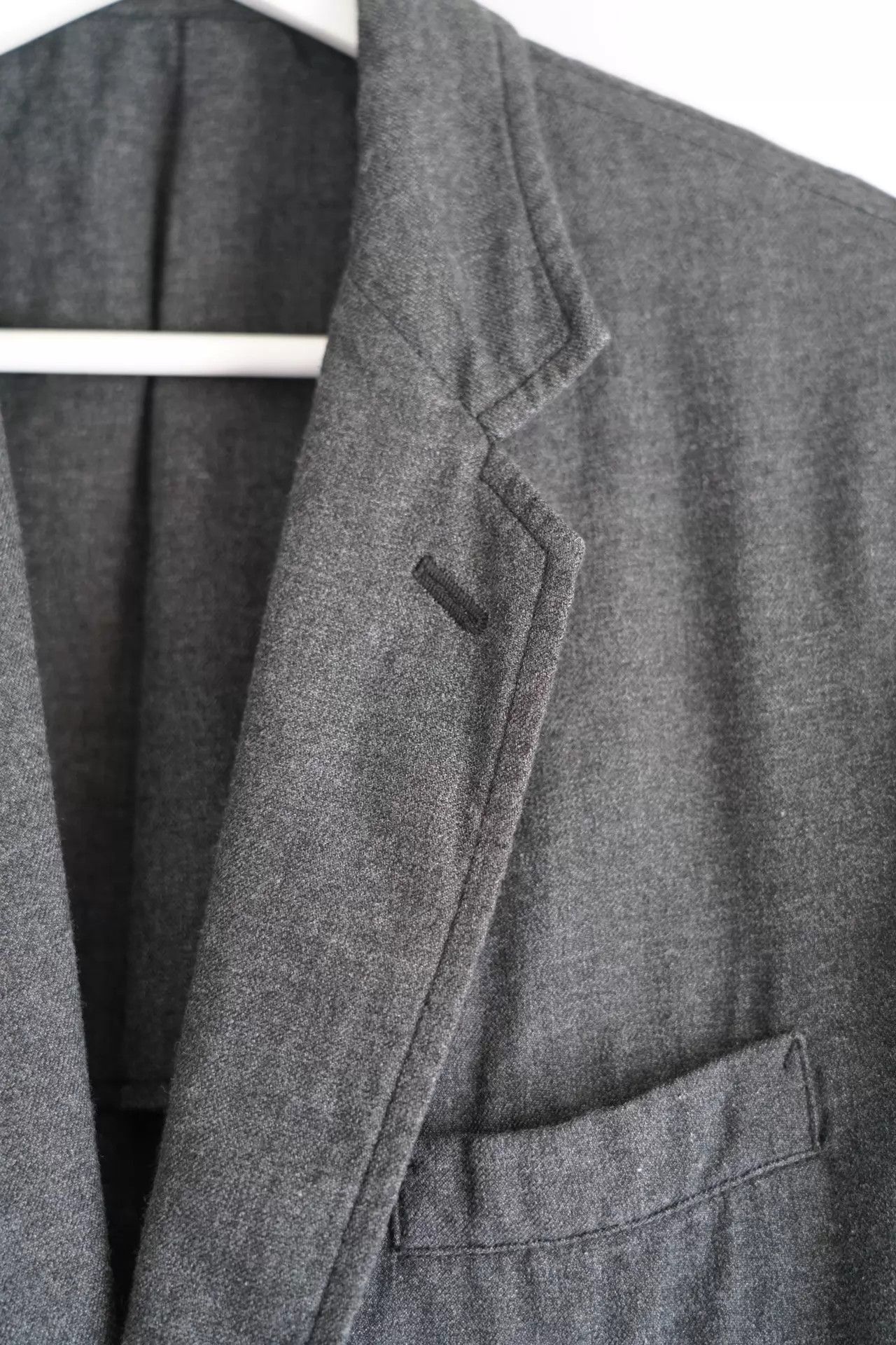 Yohji Yamamoto Gray Single-Breasted Blazer Size S Size US S / EU 44-46 / 1 - 3 Thumbnail