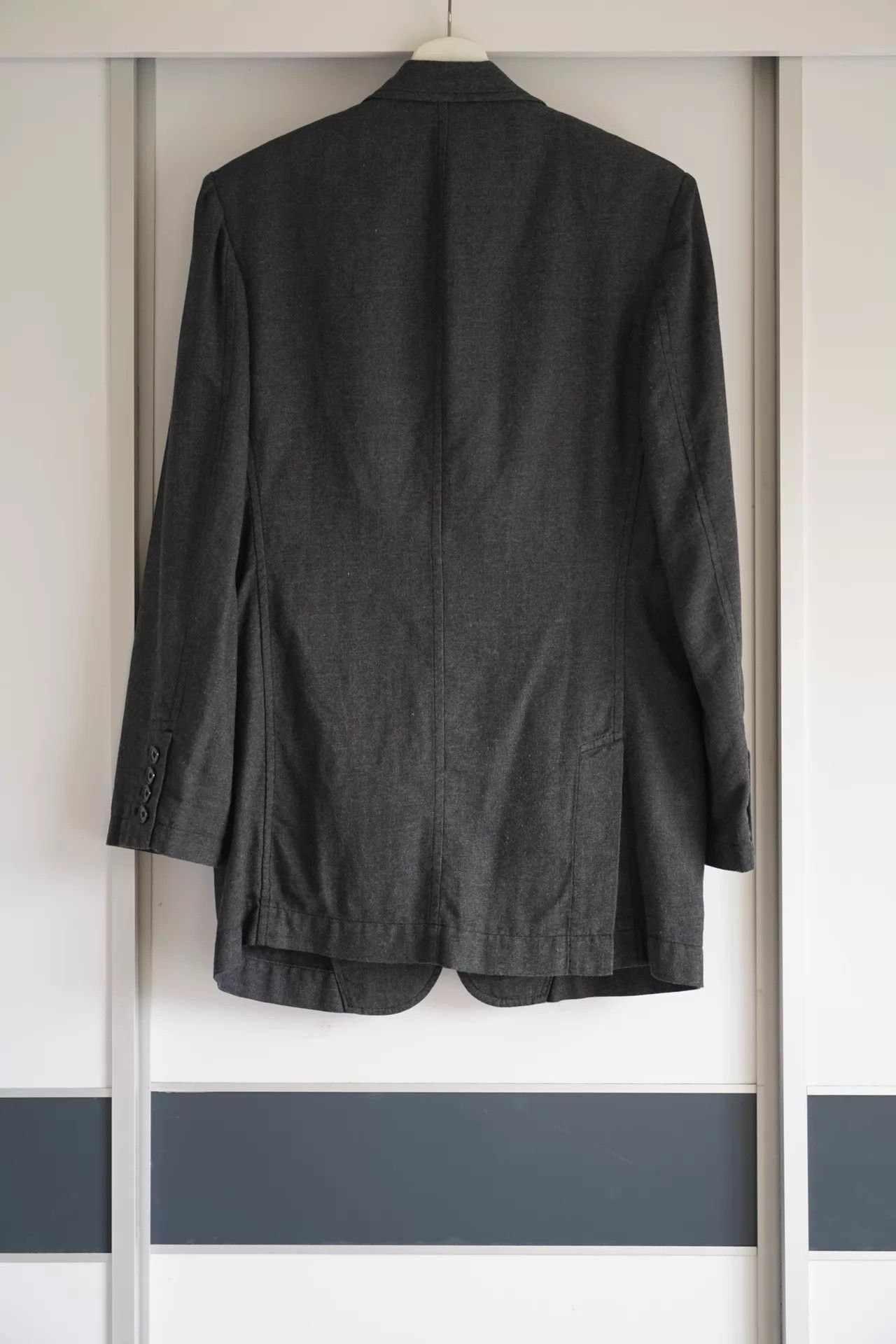 Yohji Yamamoto Gray Single-Breasted Blazer Size S Size US S / EU 44-46 / 1 - 2 Thumbnail