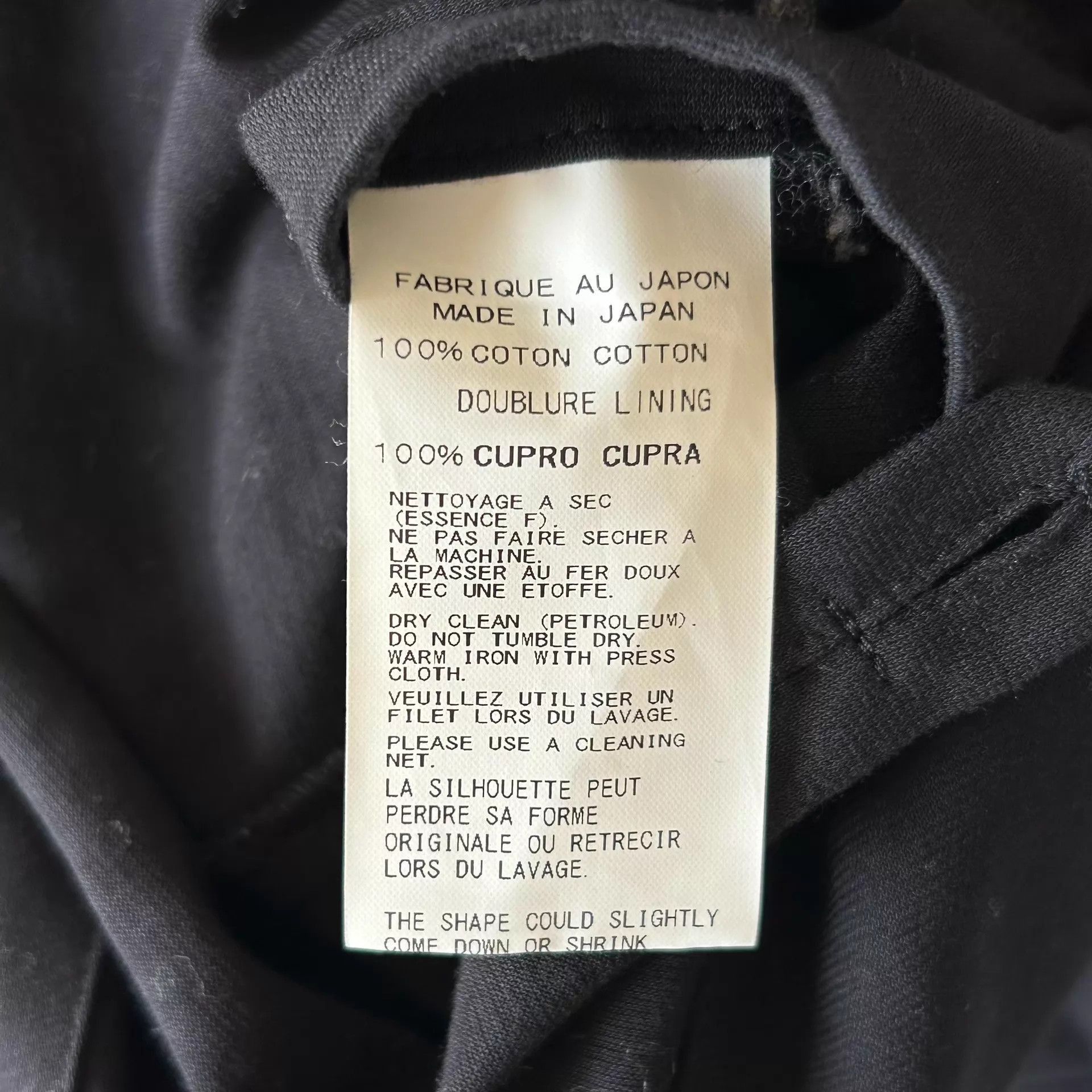 Yohji Yamamoto Black Button-Front Blazer Jacket Size US M / EU 48-50 / 2 - 5 Thumbnail