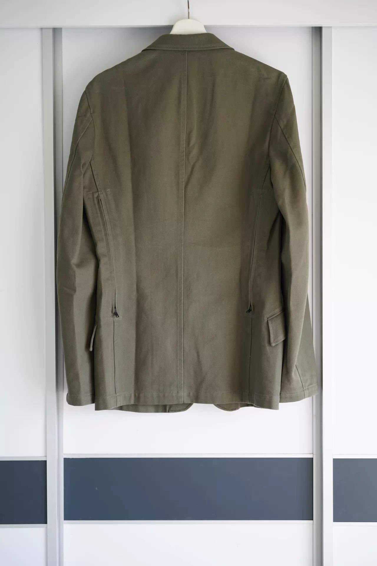 Yohji Yamamoto Green Single-Breasted Blazer - Size L Size US L / EU 52-54 / 3 - 2 Thumbnail