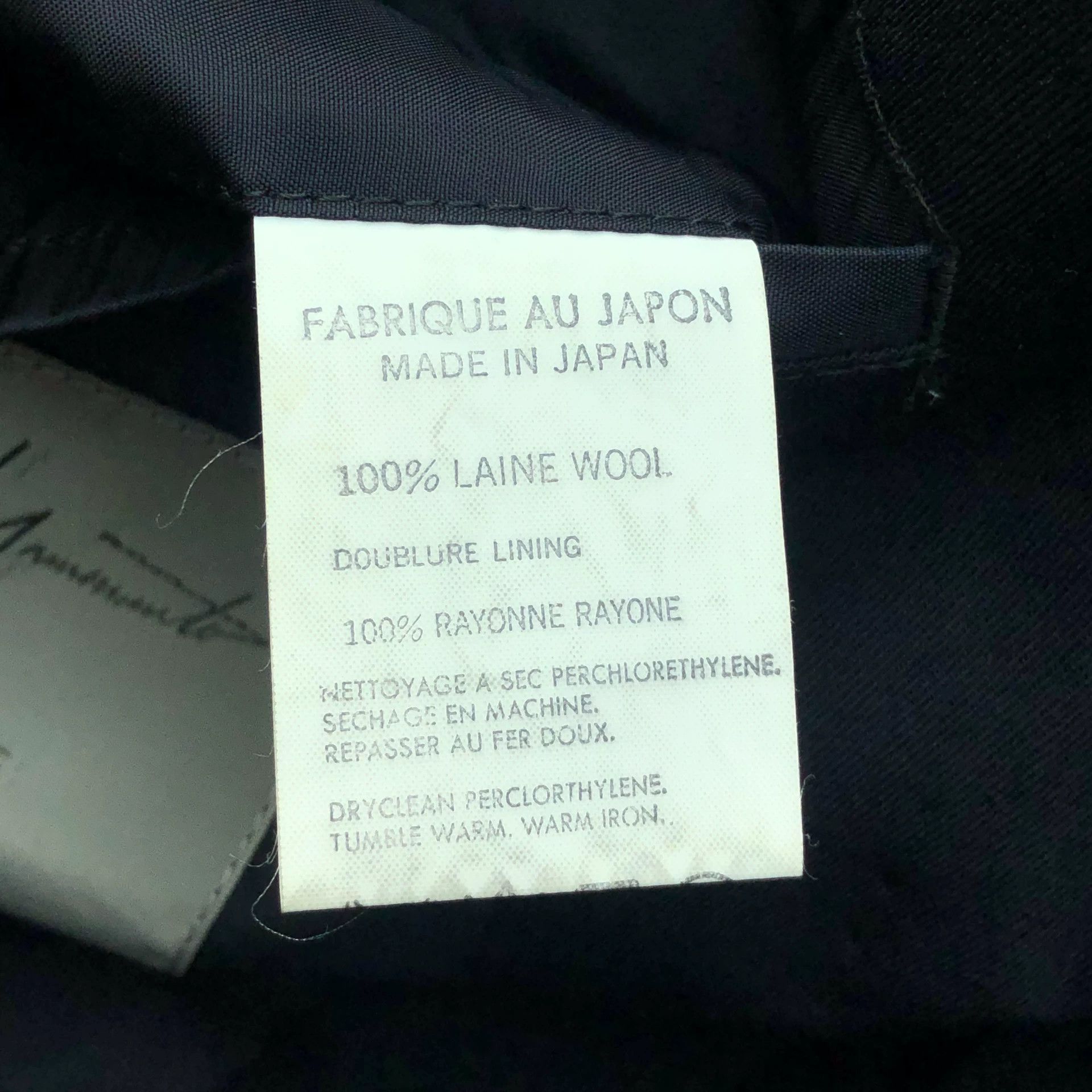 Yohji Yamamoto Blue Double-Breasted Blazer - XXL Size US XXL / EU 58 / 5 - 7 Thumbnail