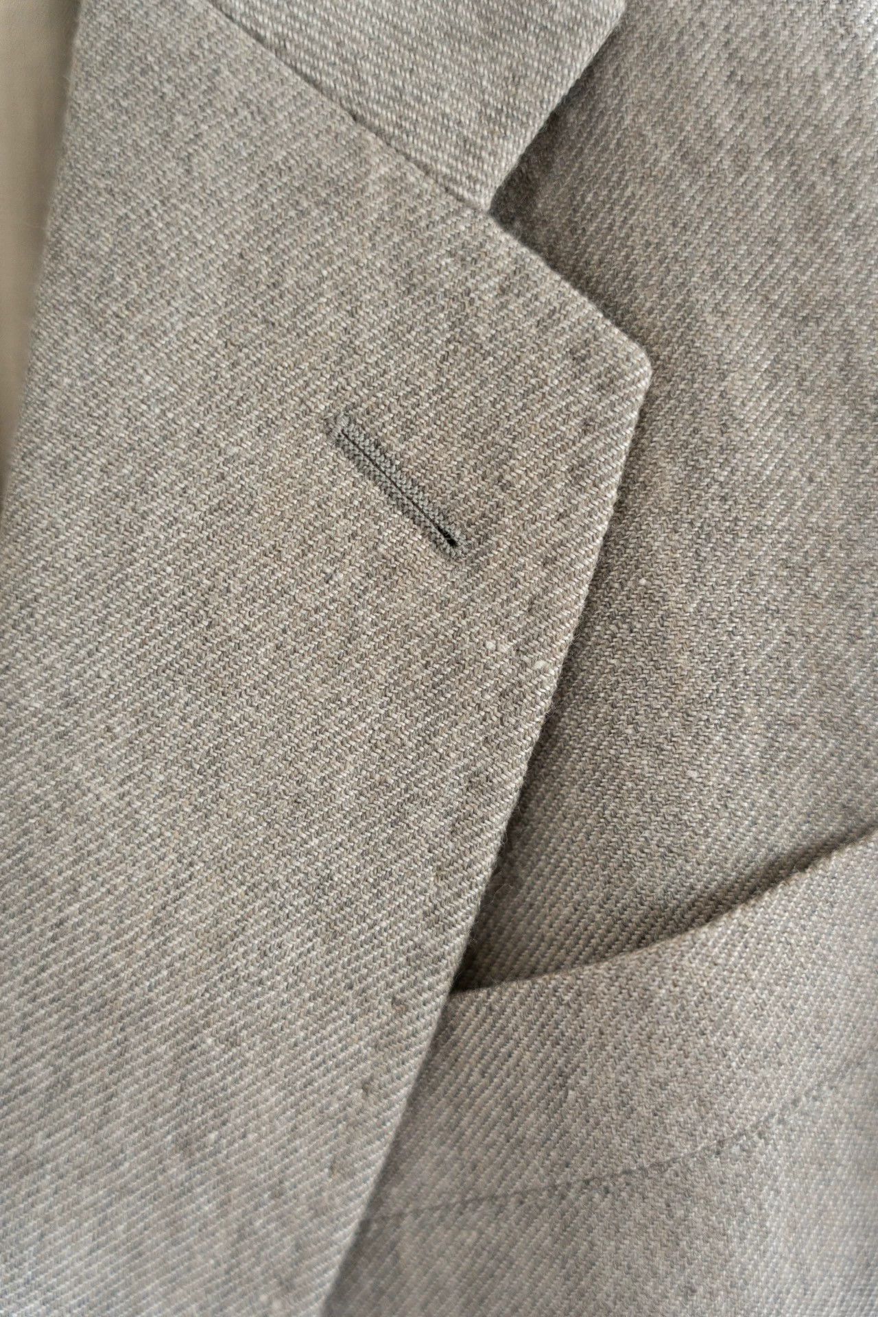 Yohji Yamamoto Beige Single-Breasted Light Jacket Size M Size US M / EU 48-50 / 2 - 6 Thumbnail