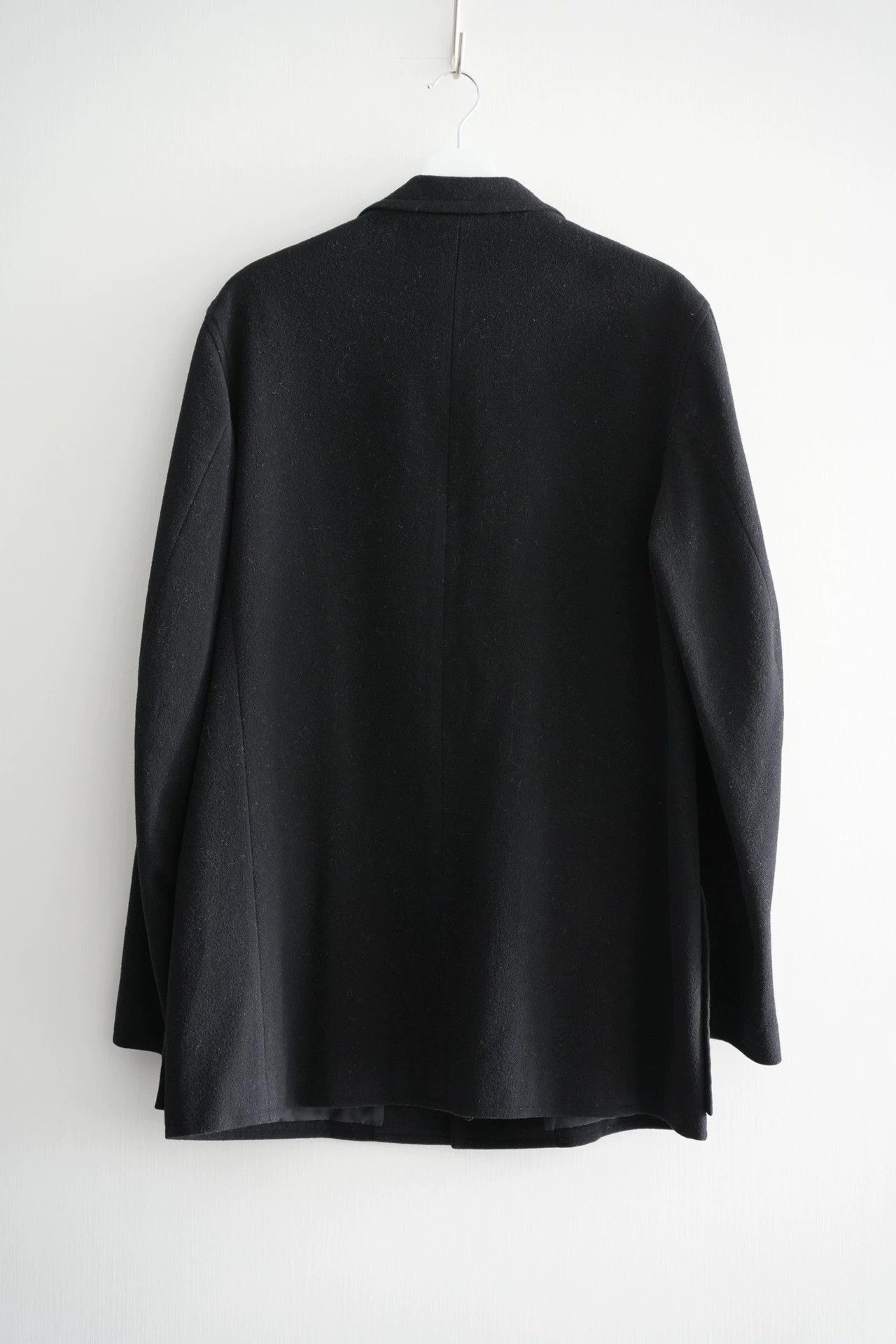 Yohji Yamamoto Black Long Structured Coat - Size M Size US M / EU 48-50 / 2 - 2 Thumbnail