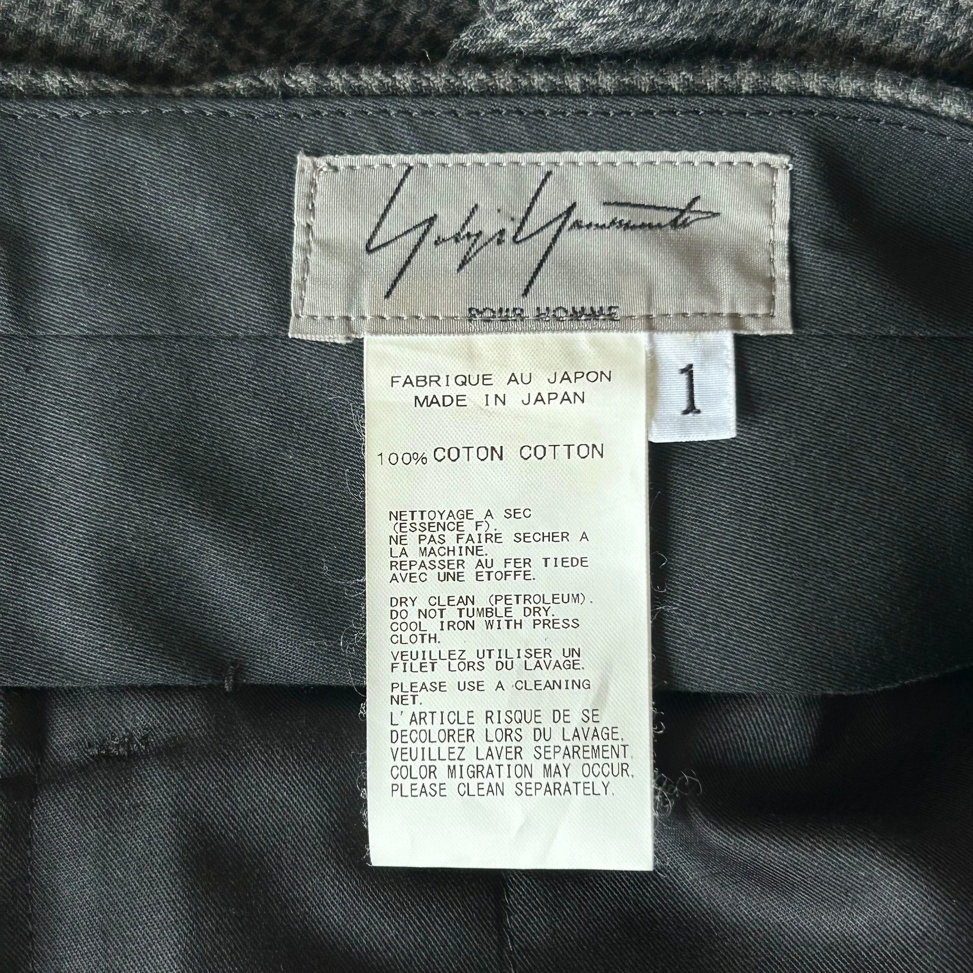 Yohji Yamamoto Multi Checkered Casual Pants Size 30 Size US 30 / EU 46 - 6 Thumbnail