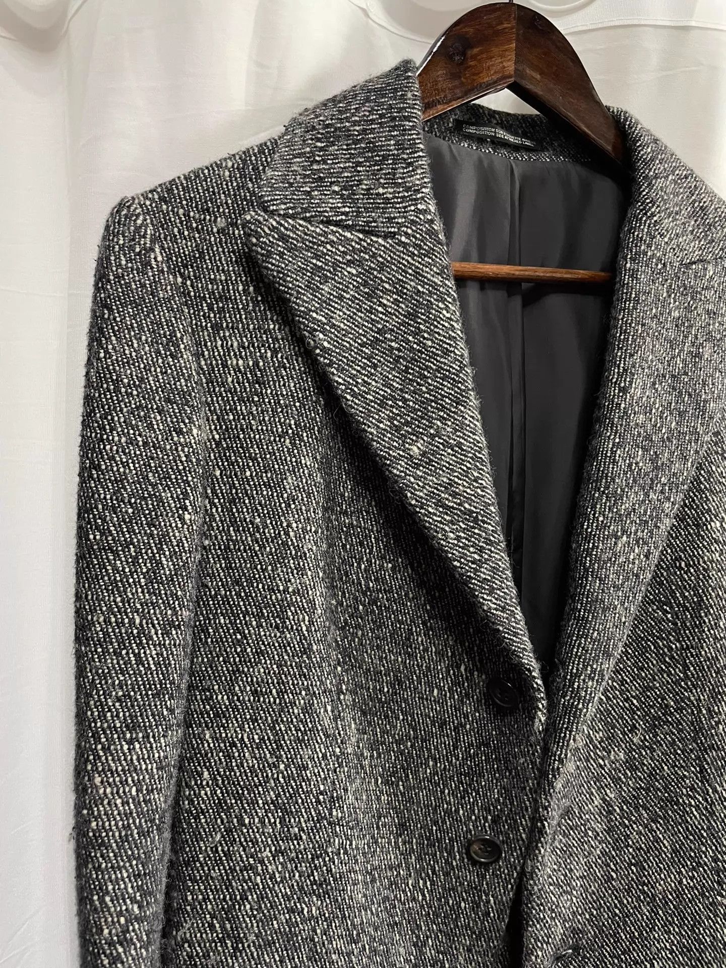 Yohji Yamamoto Multi Patterned Longline Buttoned Coat Size US M / EU 48-50 / 2 - 3 Thumbnail