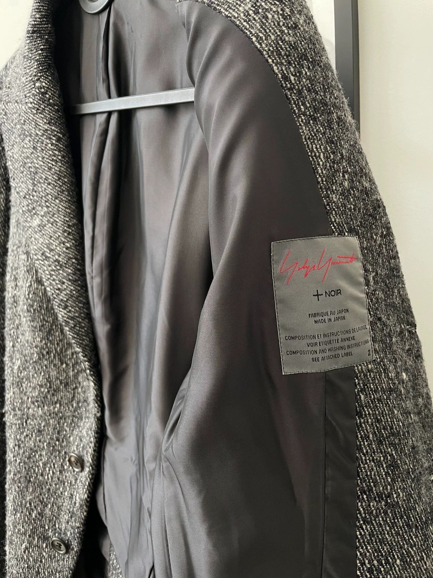 Yohji Yamamoto Multi Patterned Longline Buttoned Coat Size US M / EU 48-50 / 2 - 5 Thumbnail
