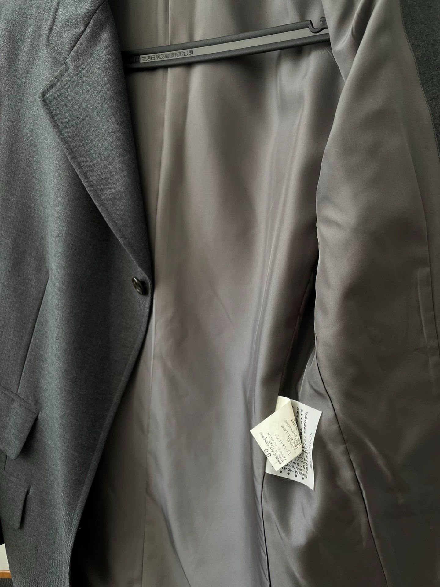 Comme des Garcons Gray Single-Button Blazer - Size M Size US M / EU 48-50 / 2 - 5 Thumbnail