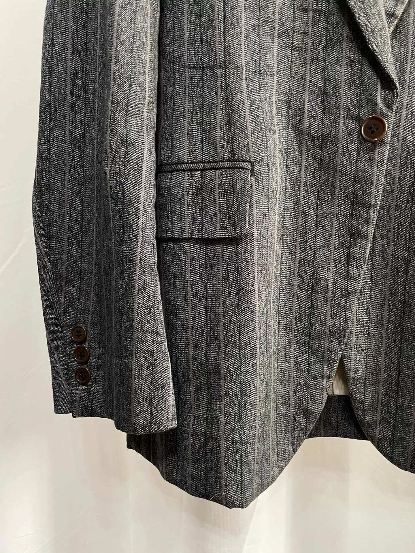 Comme des Garcons Striped Black Blazer - Size S Size US S / EU 44-46 / 1 - 4 Thumbnail