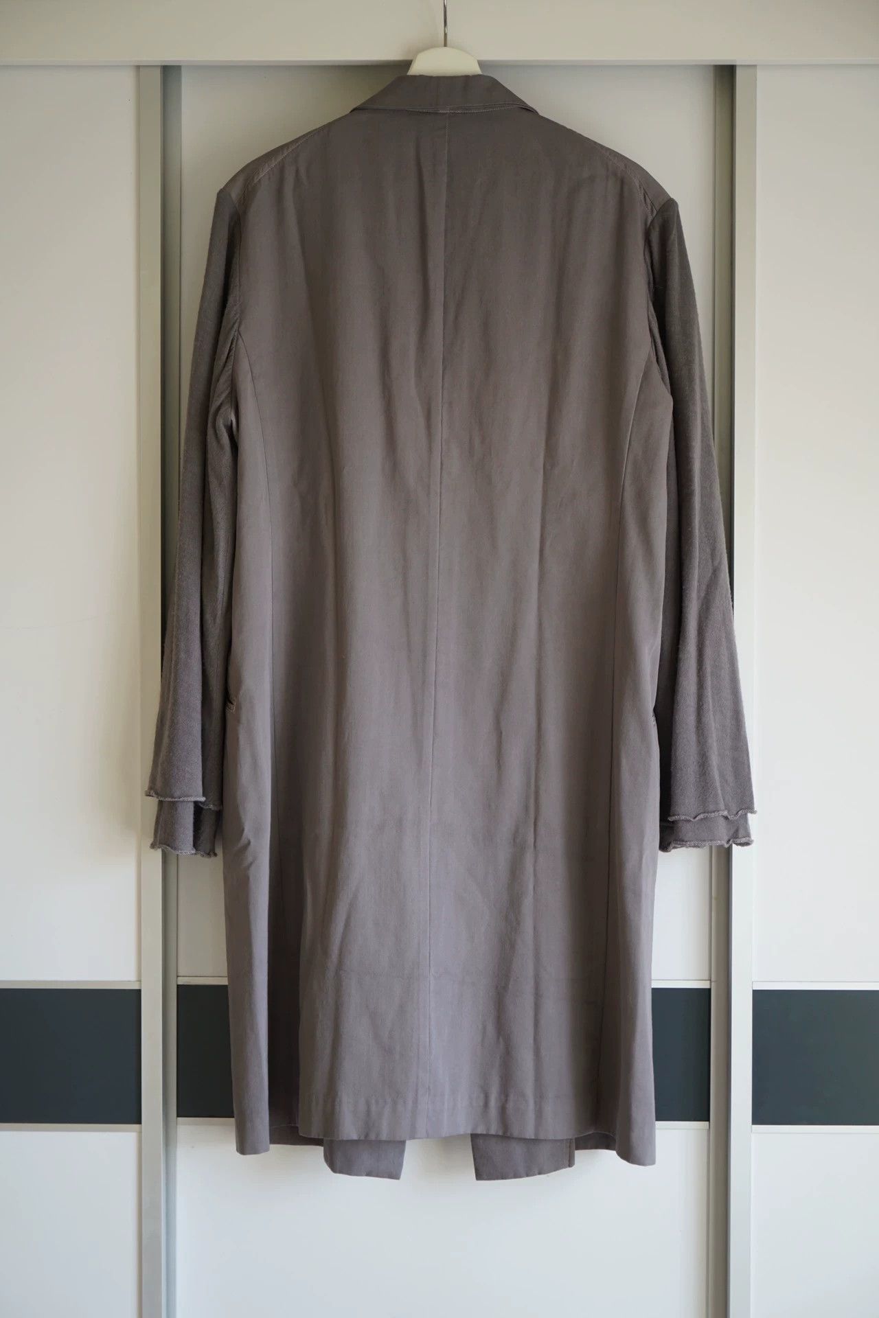 Yohji Yamamoto Blue Longline Structured Coat Size L Size US L / EU 52-54 / 3 - 2 Thumbnail