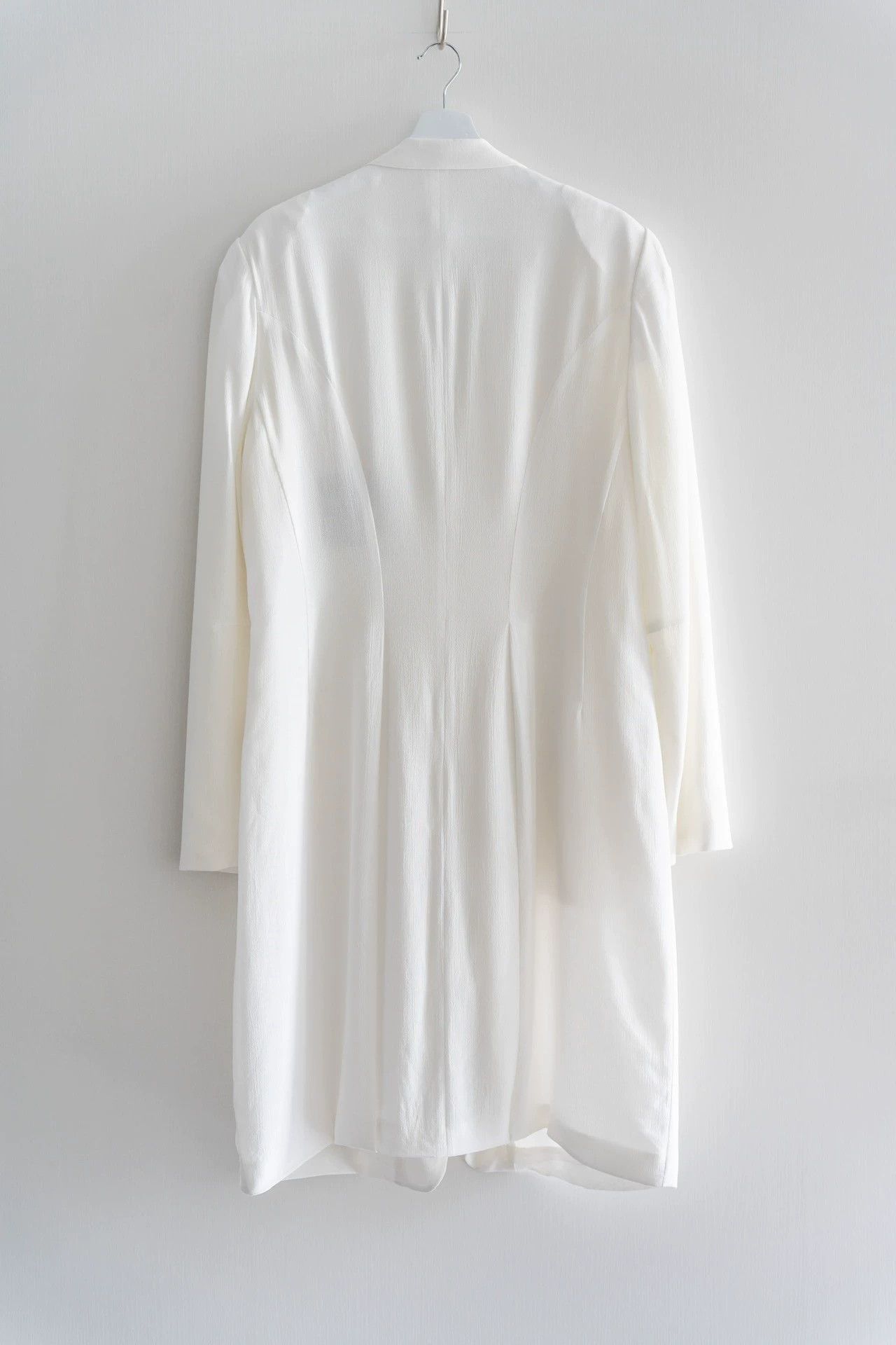 Yohji Yamamoto White Long Sleeve Light Jacket Size US M / EU 48-50 / 2 - 2 Thumbnail