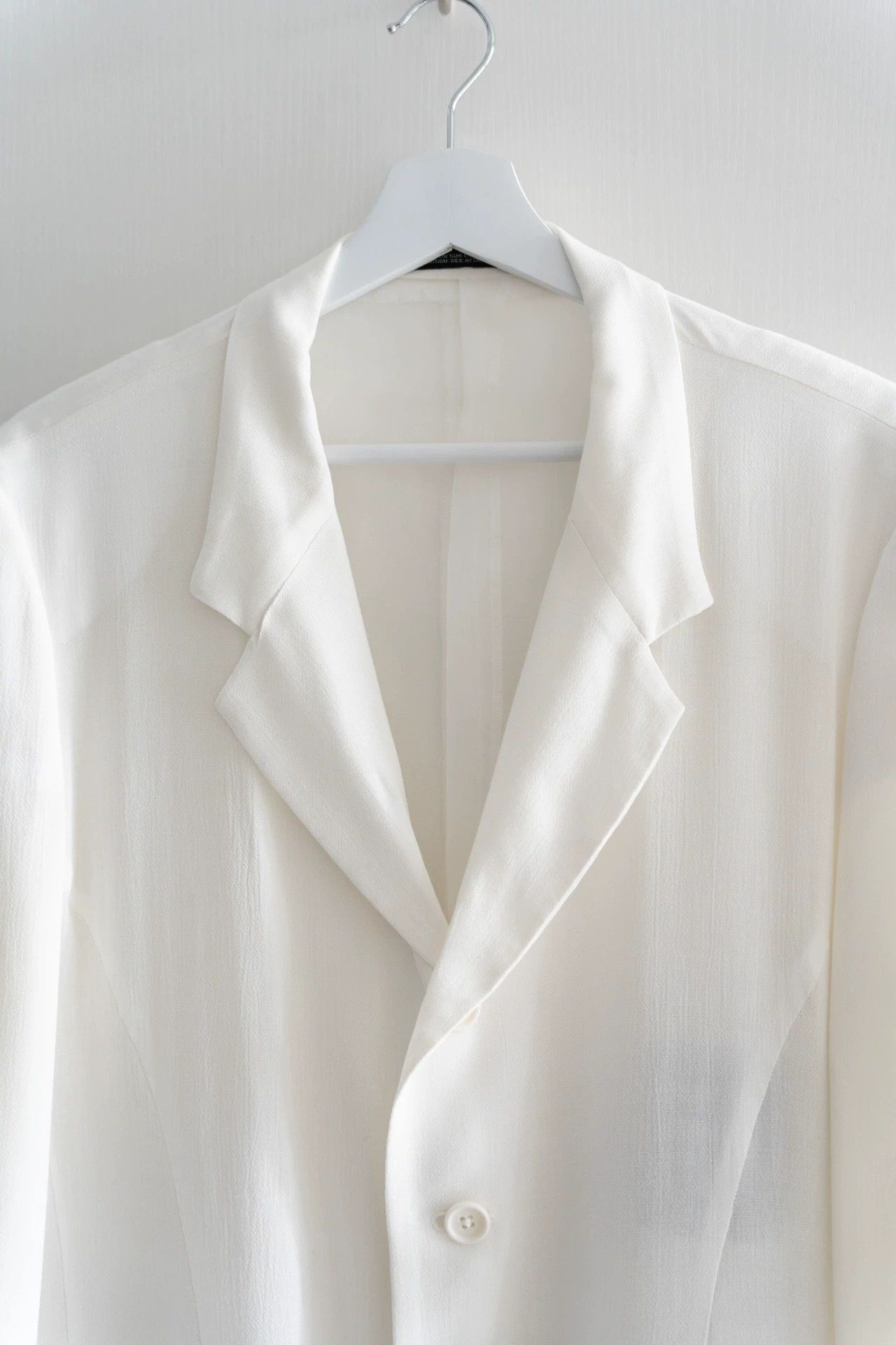 Yohji Yamamoto White Long Sleeve Light Jacket Size US M / EU 48-50 / 2 - 3 Thumbnail