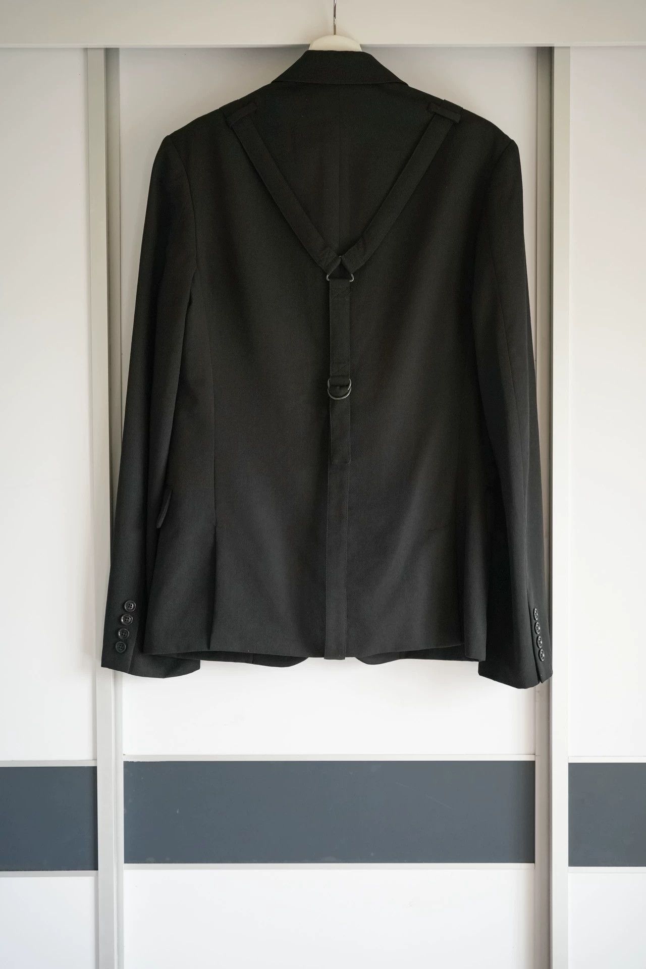 Yohji Yamamoto Black Tailored Blazer - Size M Size US M / EU 48-50 / 2 - 2 Thumbnail
